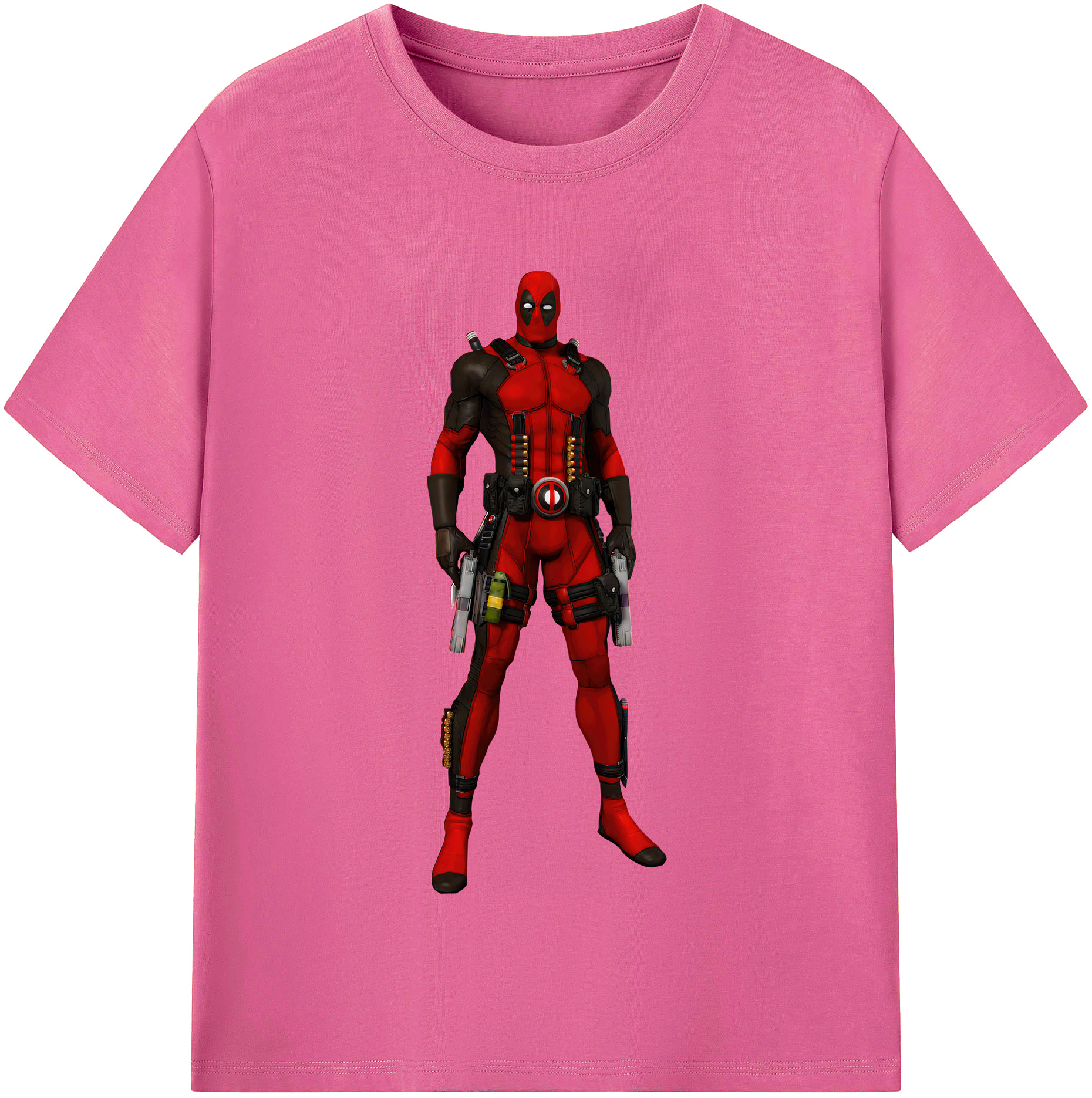 （画像用） Deadpool デッドプール レディースカジュアルプリントTシャツ（綿100％）