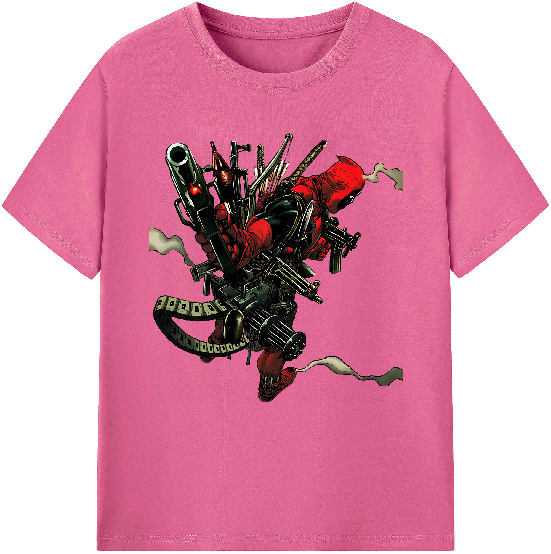 （画像用） Deadpool デッドプール レディースカジュアルプリントTシャツ（綿100％）