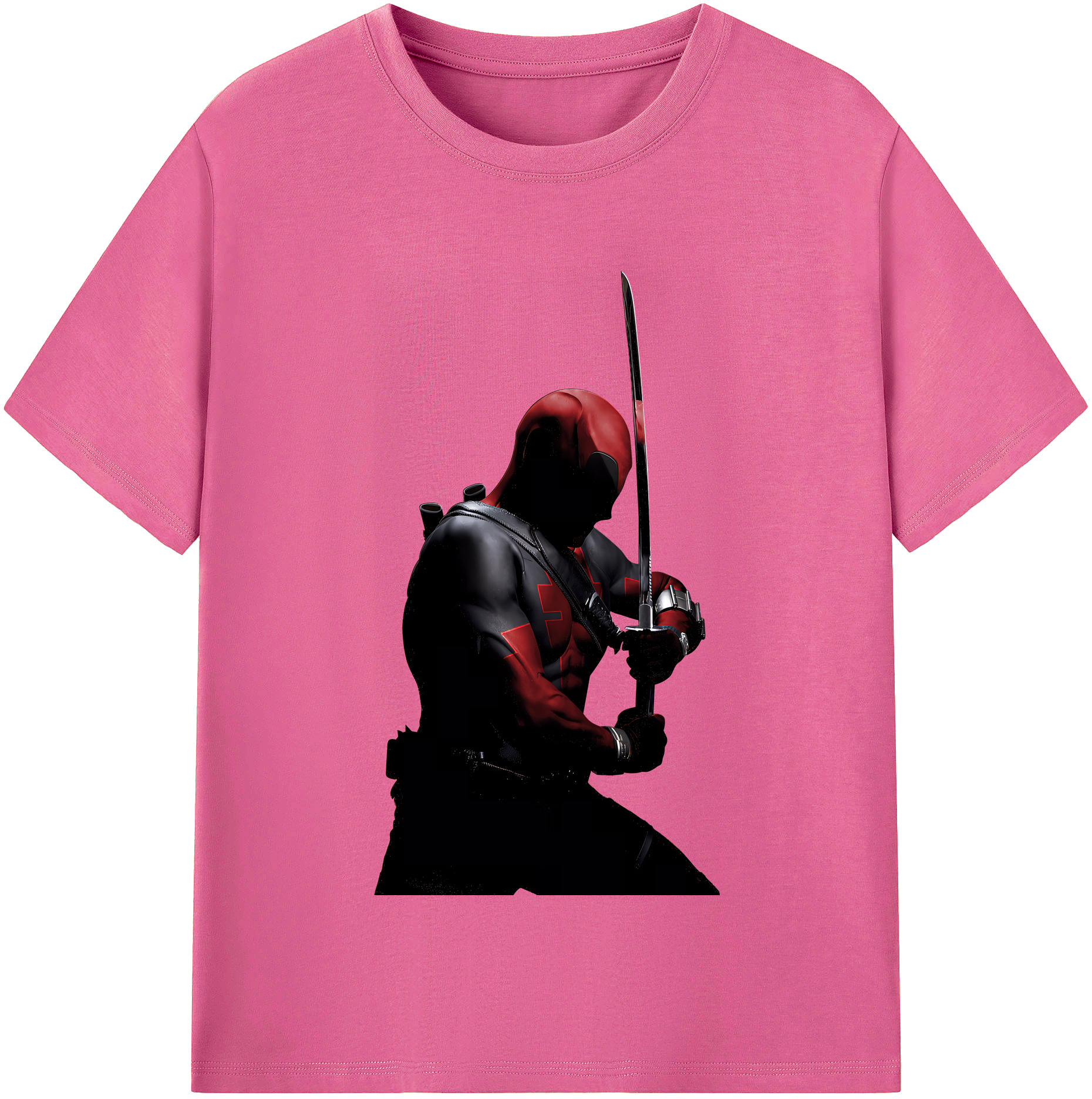 （画像用） Deadpool デッドプール レディースカジュアルプリントTシャツ（綿100％）