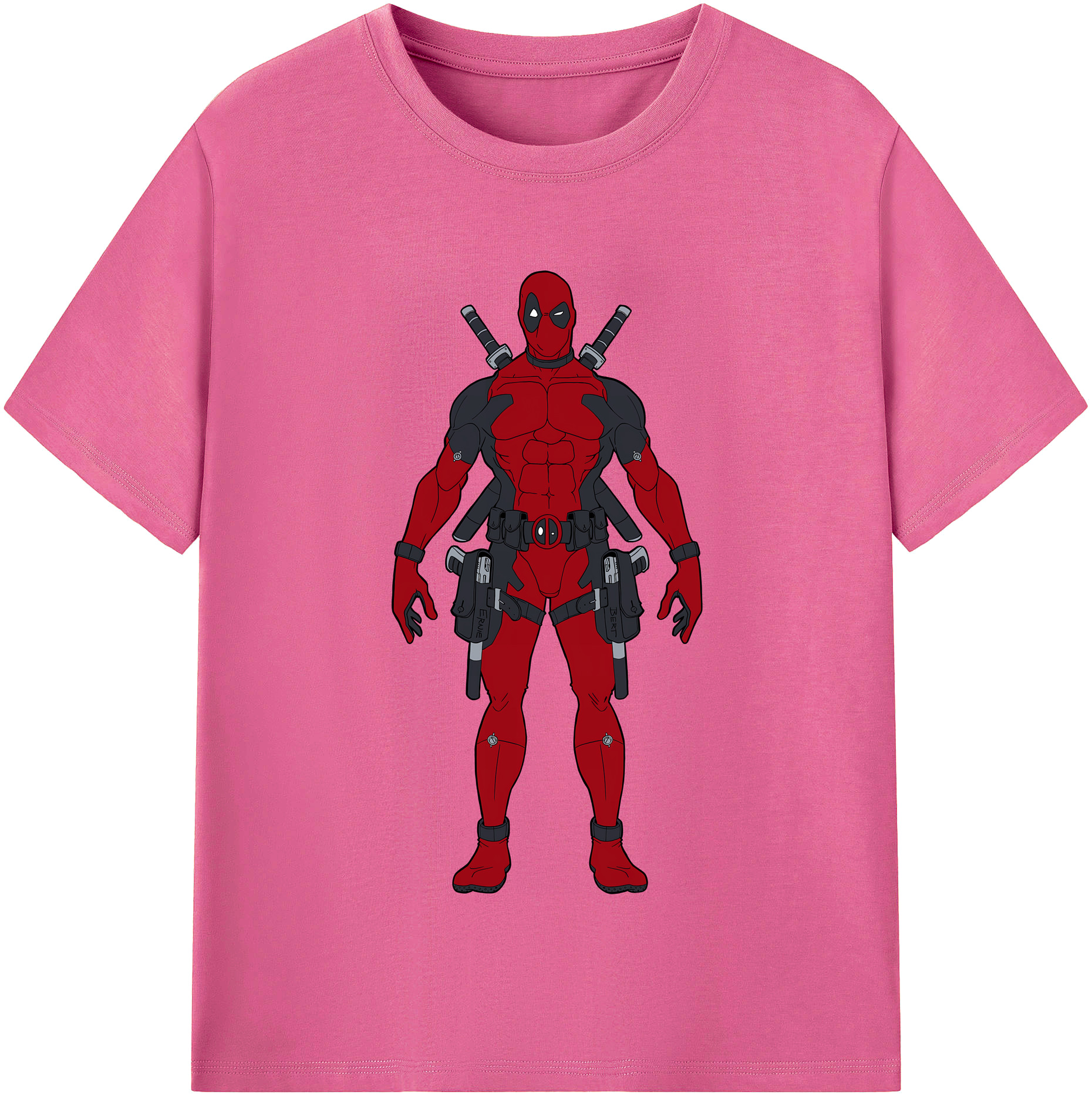 （画像用） Deadpool デッドプール レディースカジュアルプリントTシャツ（綿100％）