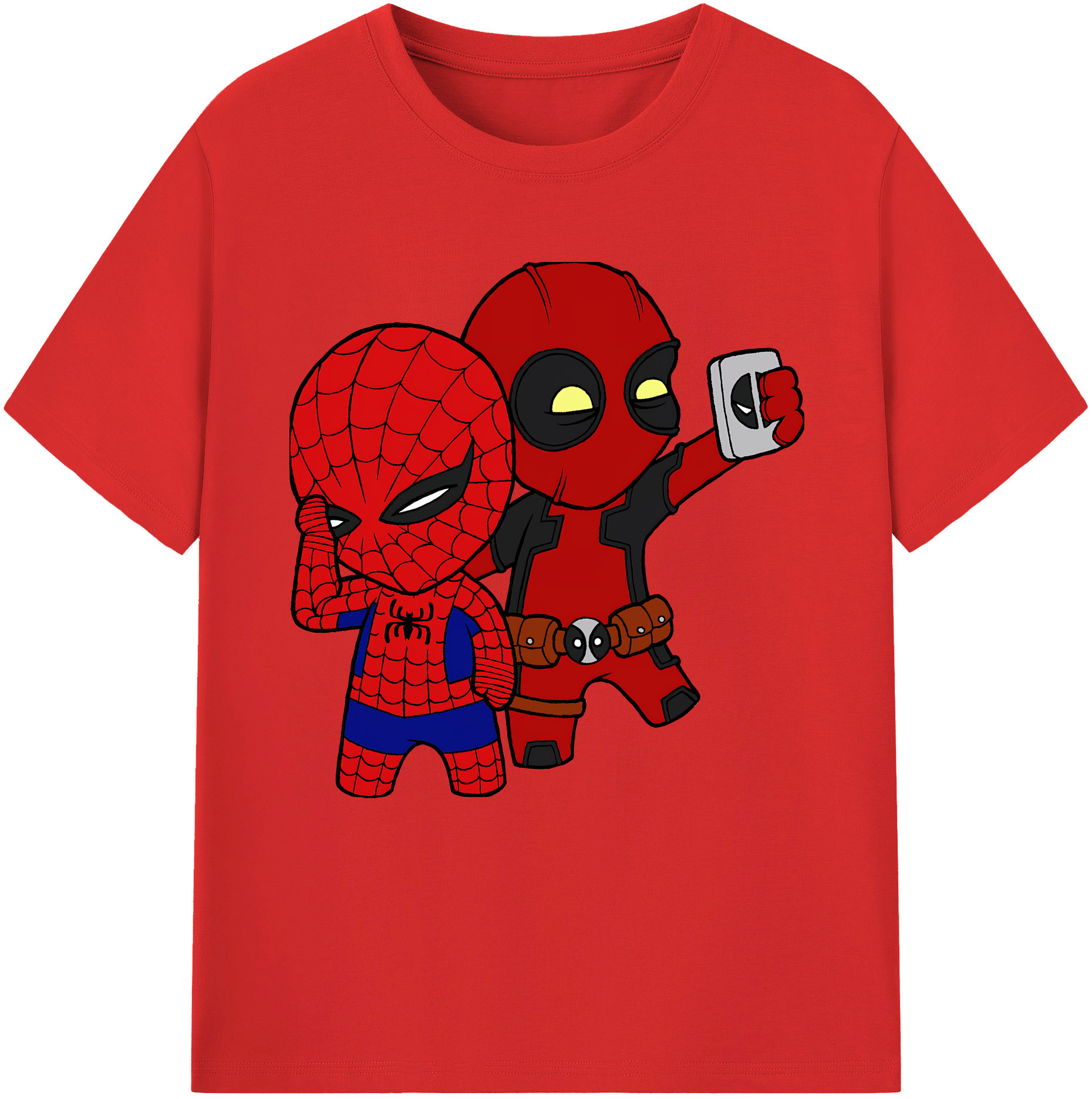 （画像用） Deadpool デッドプール レディースカジュアルプリントTシャツ（綿100％）