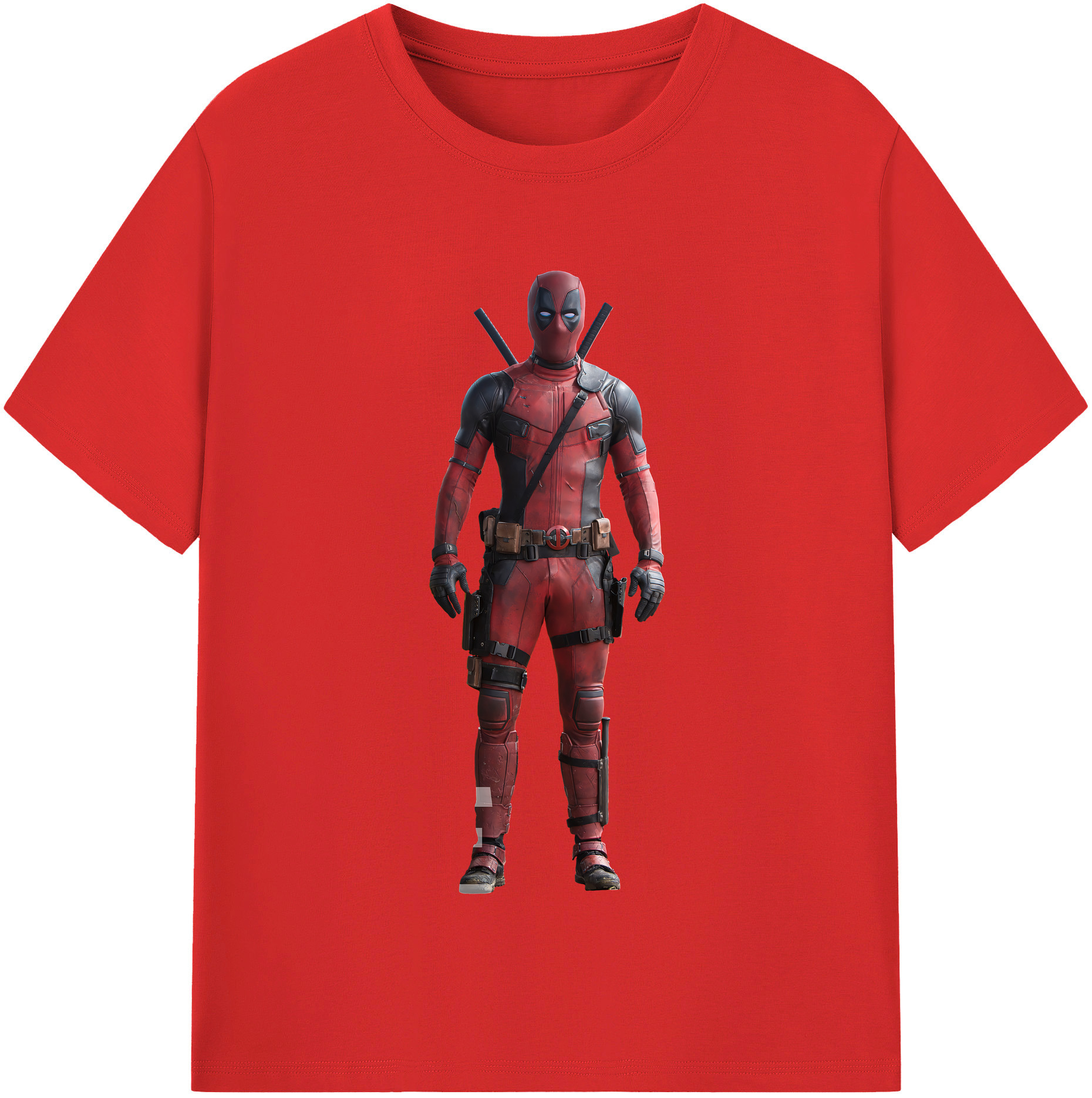 （画像用） Deadpool デッドプール レディースカジュアルプリントTシャツ（綿100％）