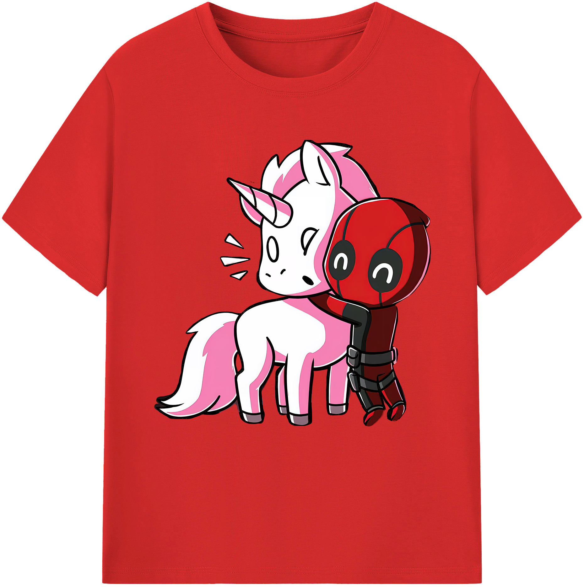 （画像用） Deadpool デッドプール レディースカジュアルプリントTシャツ（綿100％）
