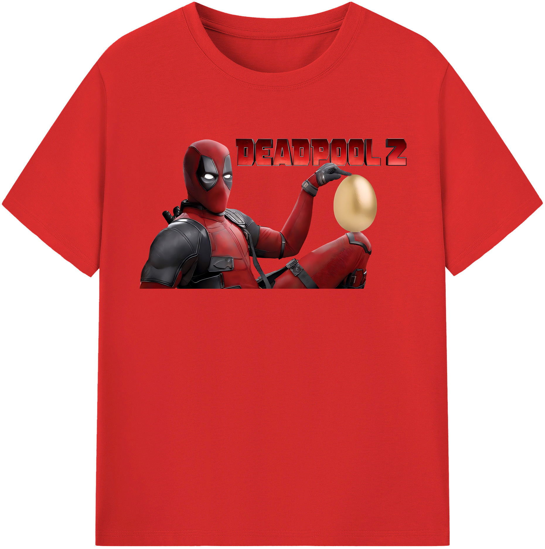 （画像用） Deadpool デッドプール レディースカジュアルプリントTシャツ（綿100％）