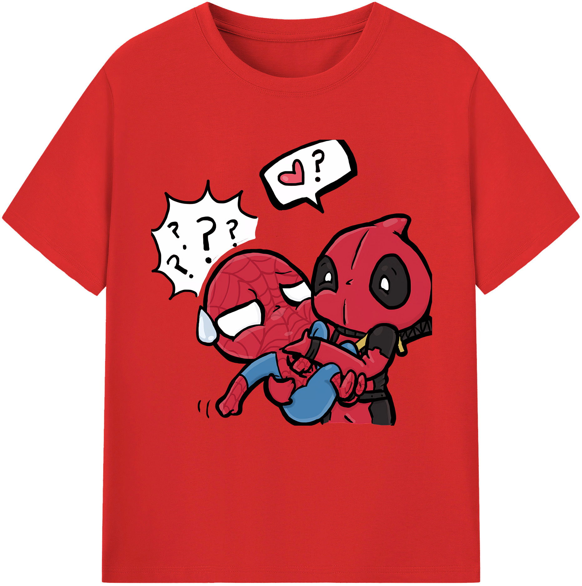 （画像用） Deadpool デッドプール レディースカジュアルプリントTシャツ（綿100％）