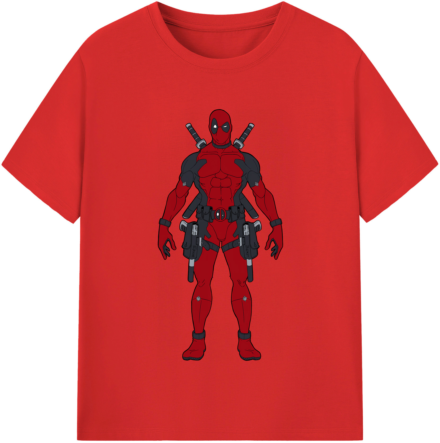 （画像用） Deadpool デッドプール レディースカジュアルプリントTシャツ（綿100％）