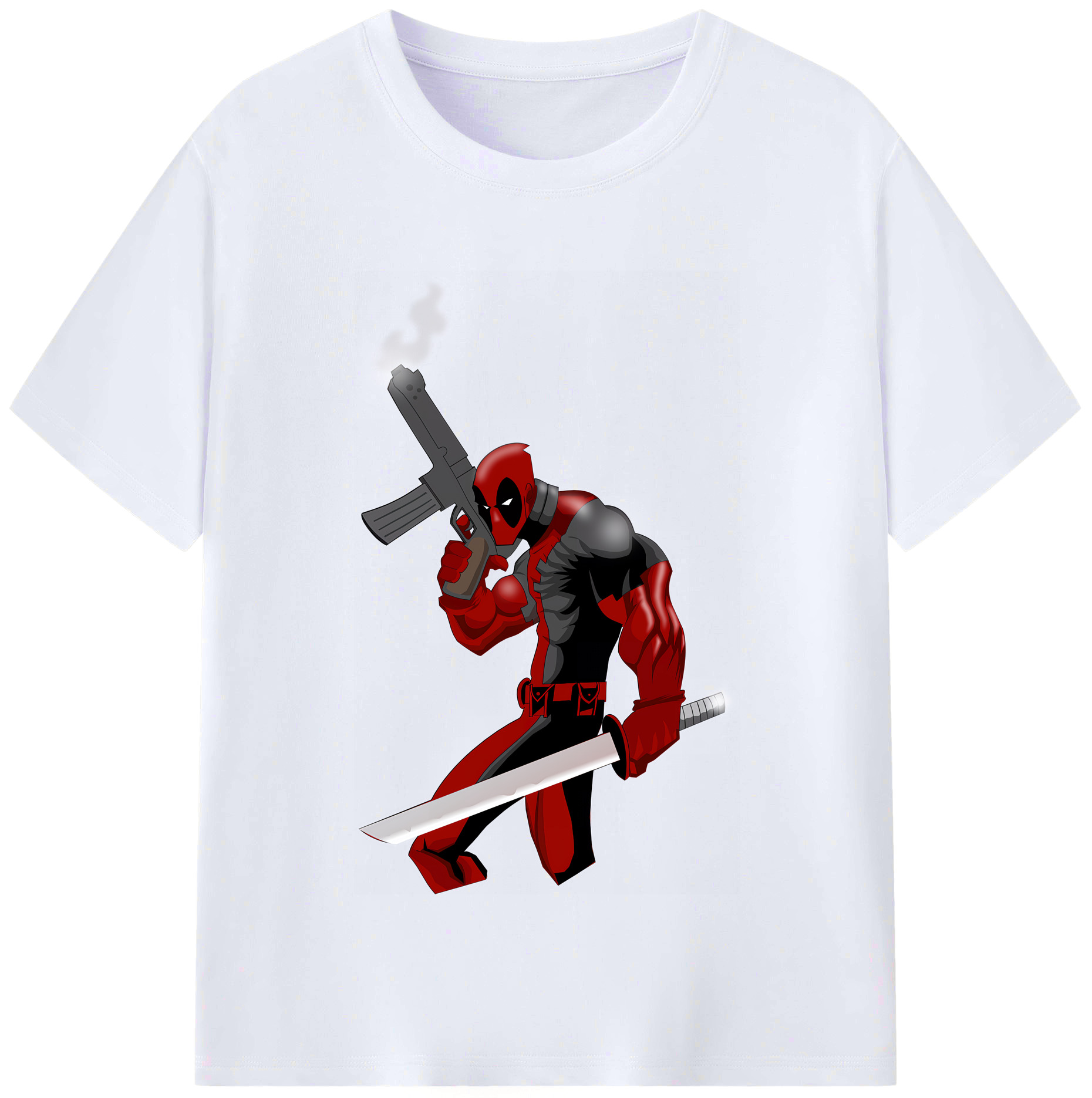（画像用） Deadpool デッドプール レディースカジュアルプリントTシャツ（綿100％）