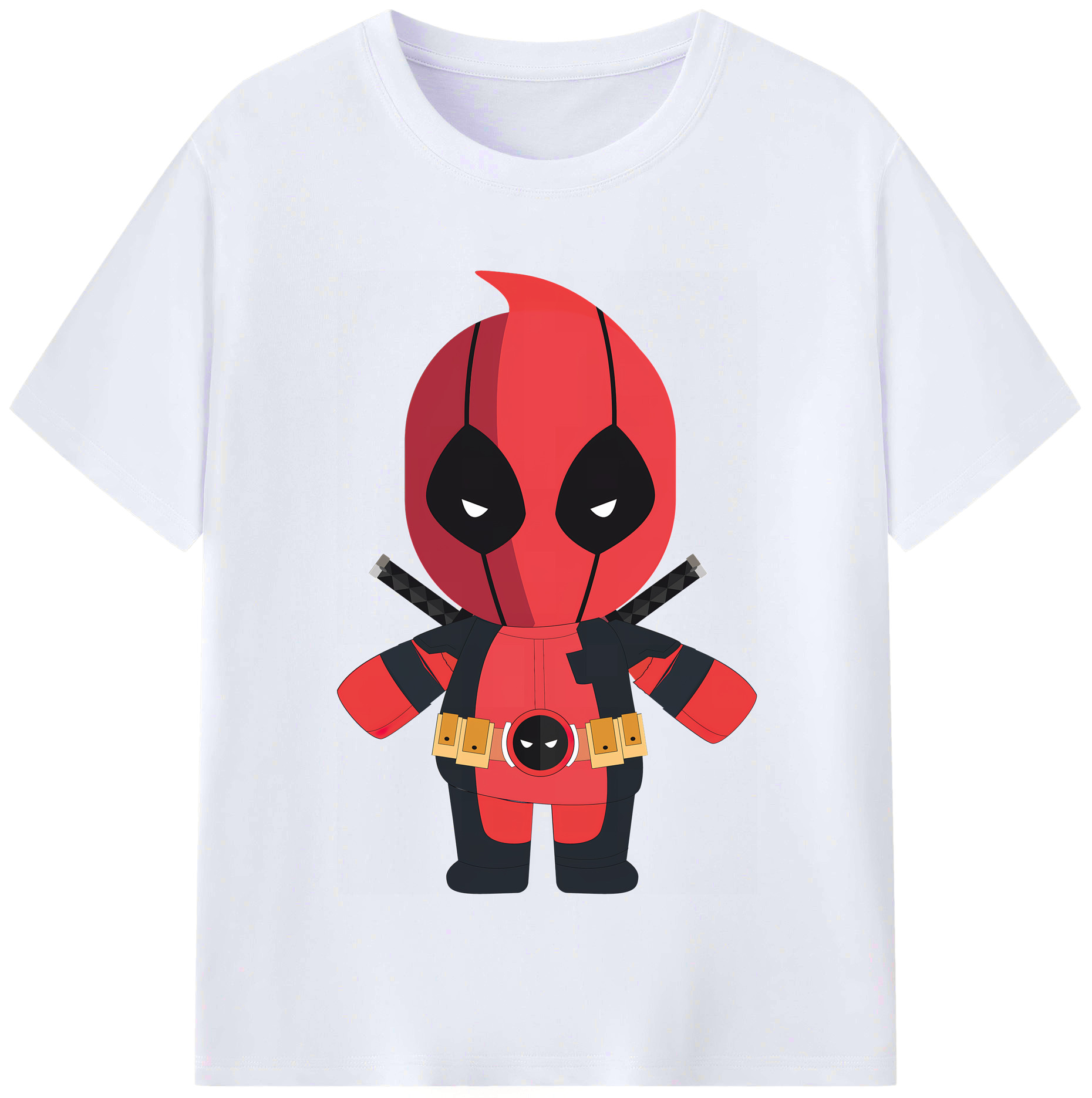 （画像用） Deadpool デッドプール レディースカジュアルプリントTシャツ（綿100％）