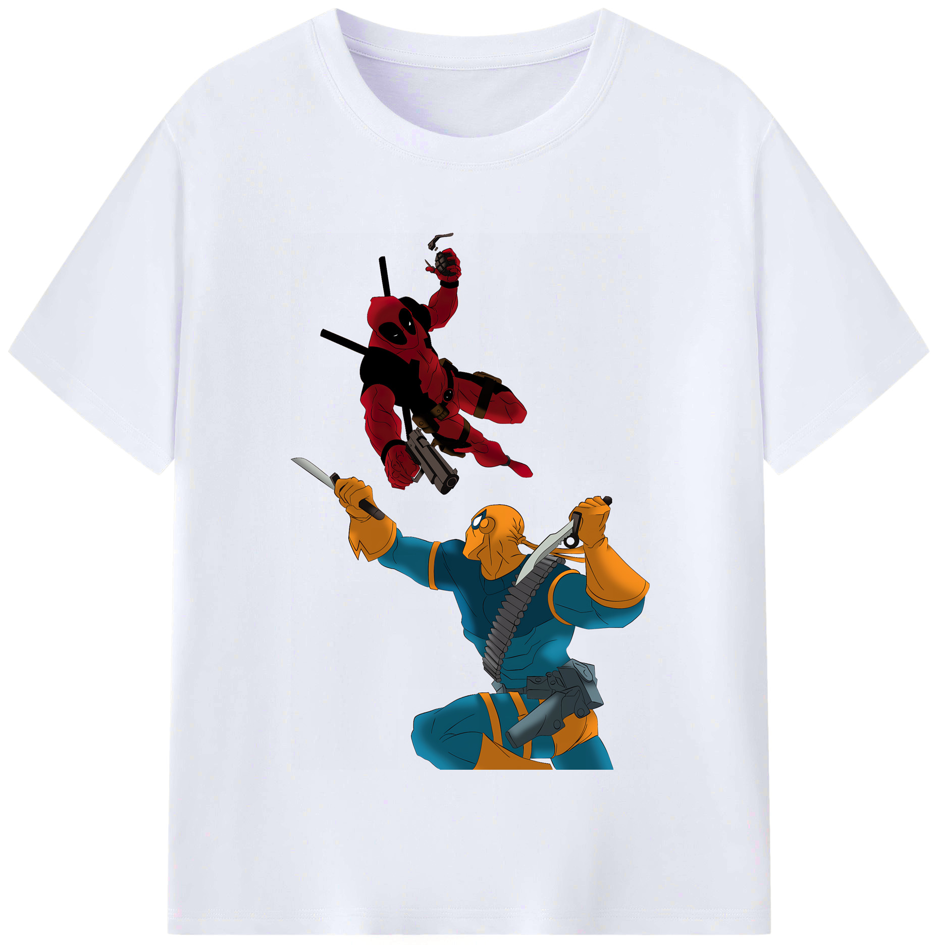 （画像用） Deadpool デッドプール レディースカジュアルプリントTシャツ（綿100％）
