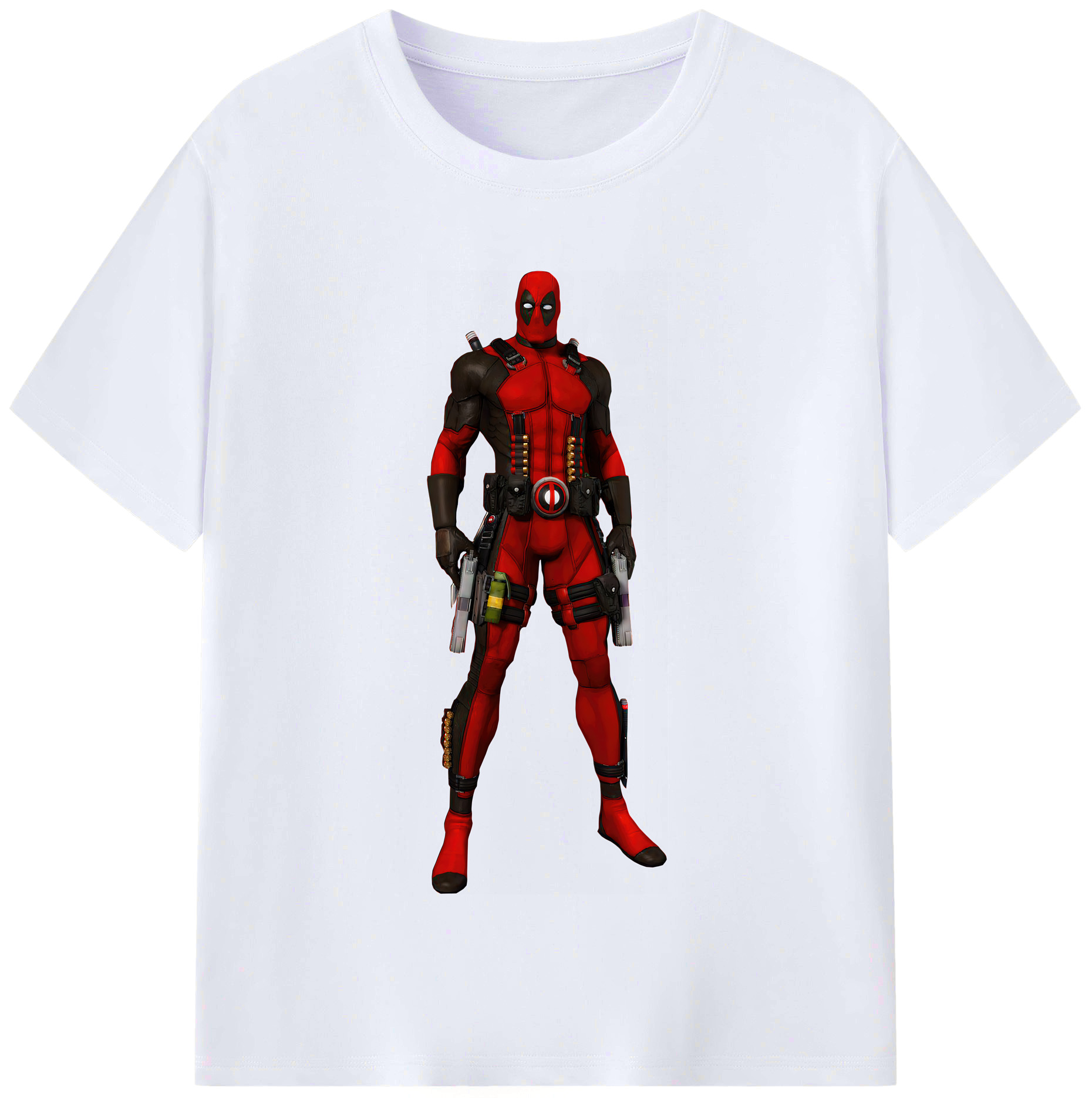 （画像用） Deadpool デッドプール レディースカジュアルプリントTシャツ（綿100％）