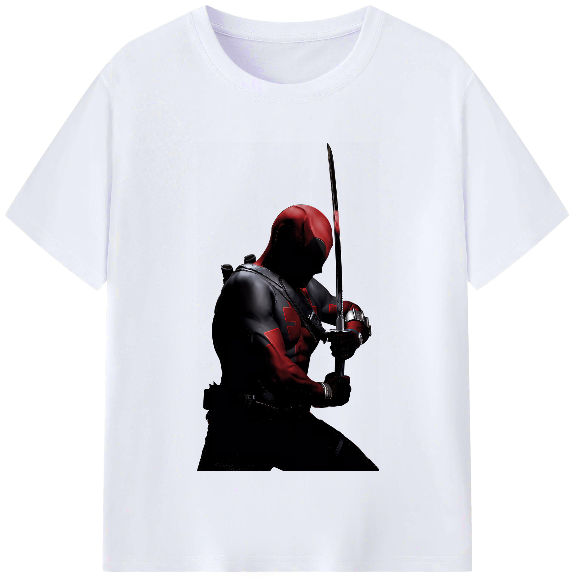 （画像用） Deadpool デッドプール レディースカジュアルプリントTシャツ（綿100％）