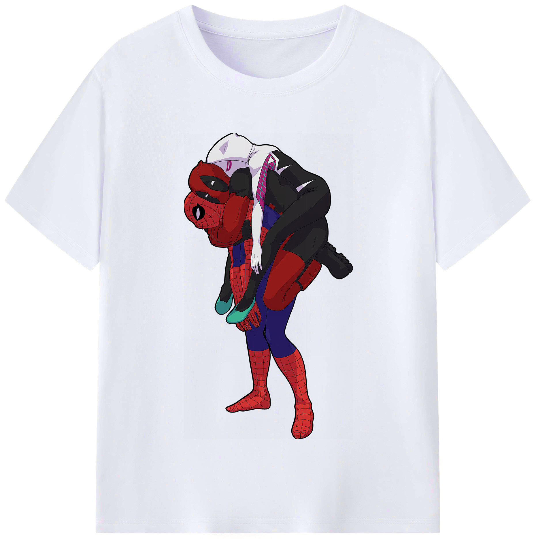 （画像用） Deadpool デッドプール レディースカジュアルプリントTシャツ（綿100％）