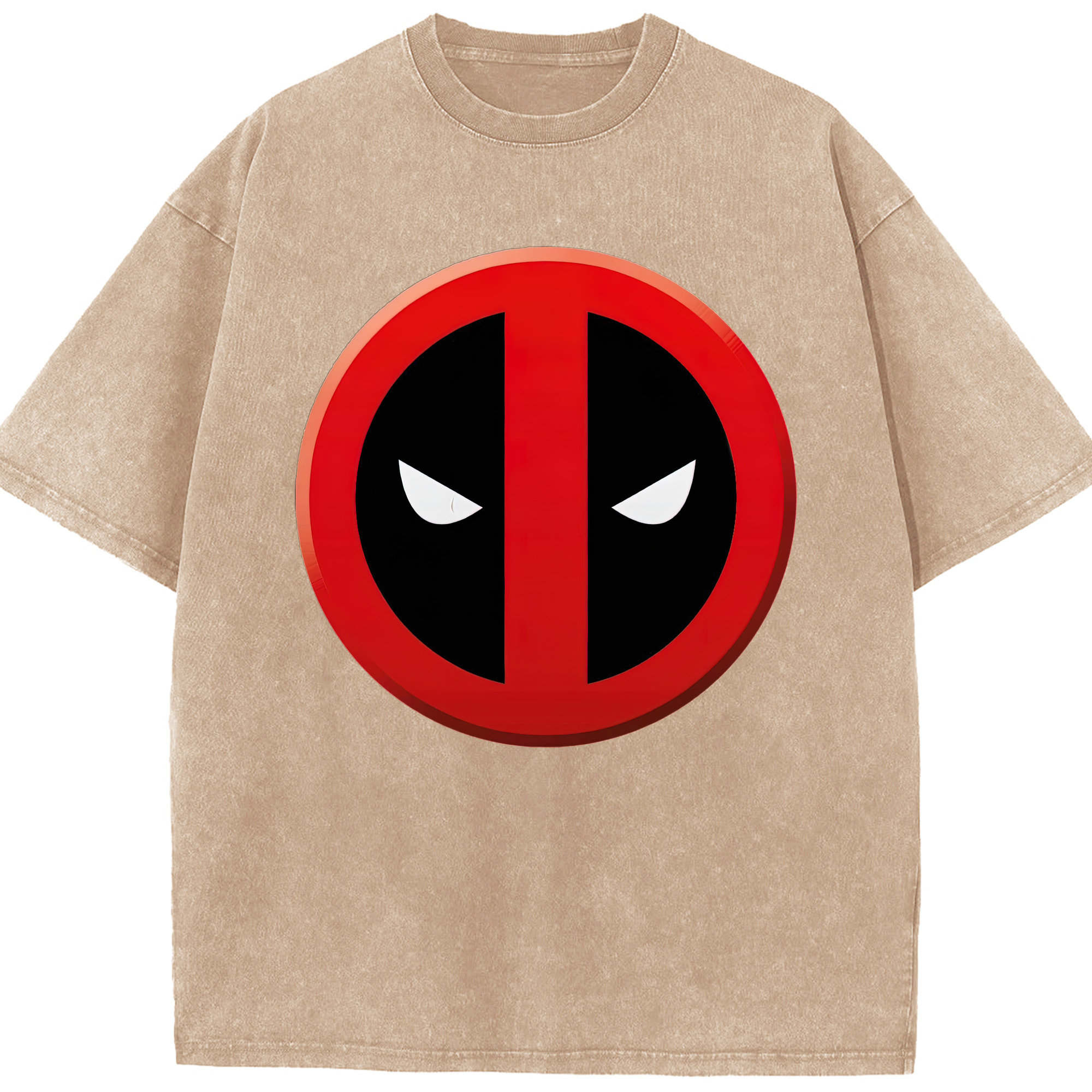 （画像用） Deadpool デッドプール 綿100% ヴィンテージ風 半袖Tシャツ（フロントプリント）