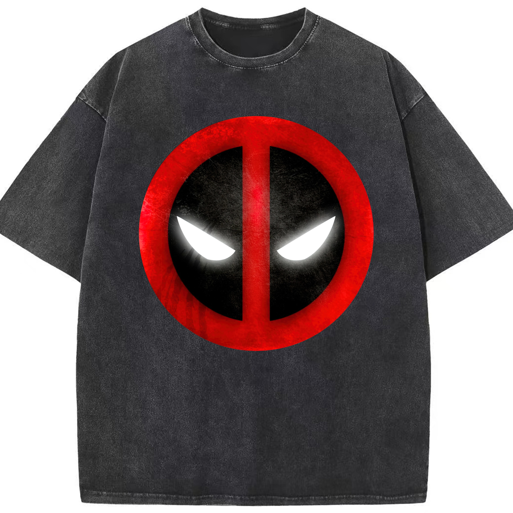 （画像用） Deadpool デッドプール 綿100% ヴィンテージ風 半袖Tシャツ（フロントプリント）
