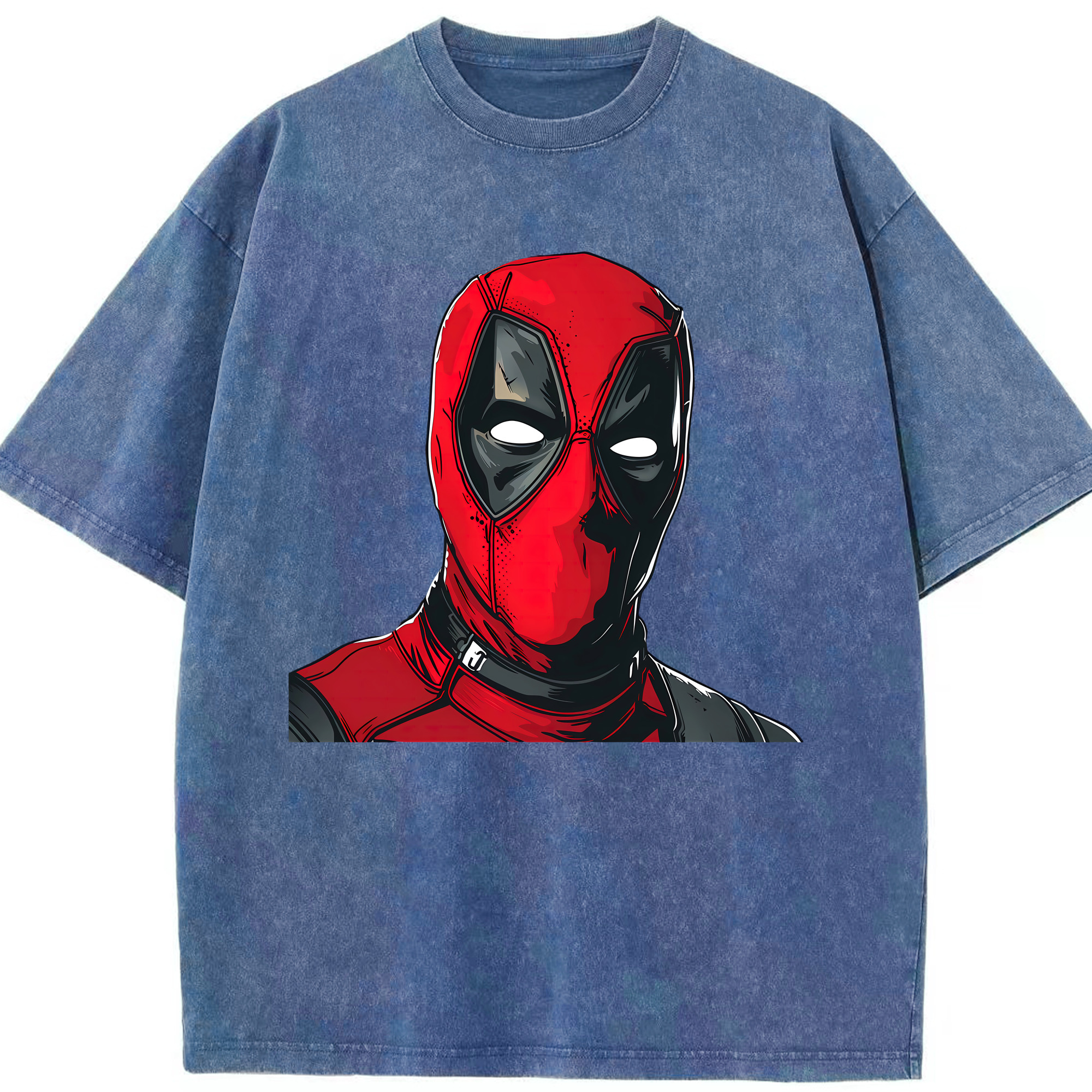 （画像用） Deadpool デッドプール 綿100% ヴィンテージ風 半袖Tシャツ（フロントプリント）
