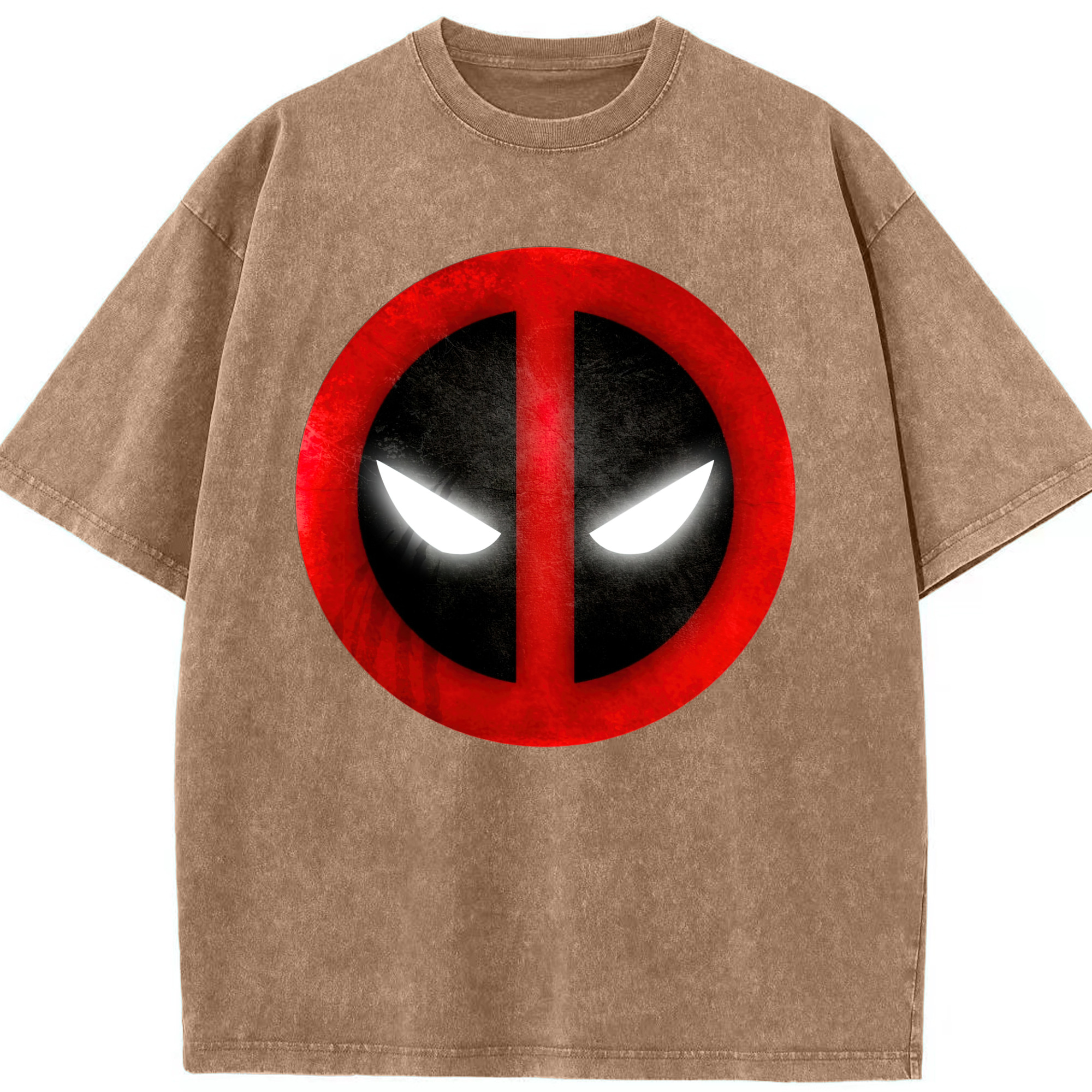 （画像用） Deadpool デッドプール 綿100% ヴィンテージ風 半袖Tシャツ（フロントプリント）