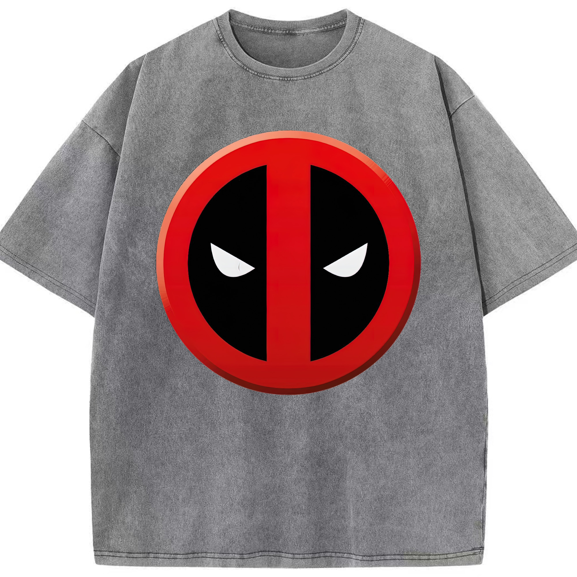 （画像用） Deadpool デッドプール 綿100% ヴィンテージ風 半袖Tシャツ（フロントプリント）