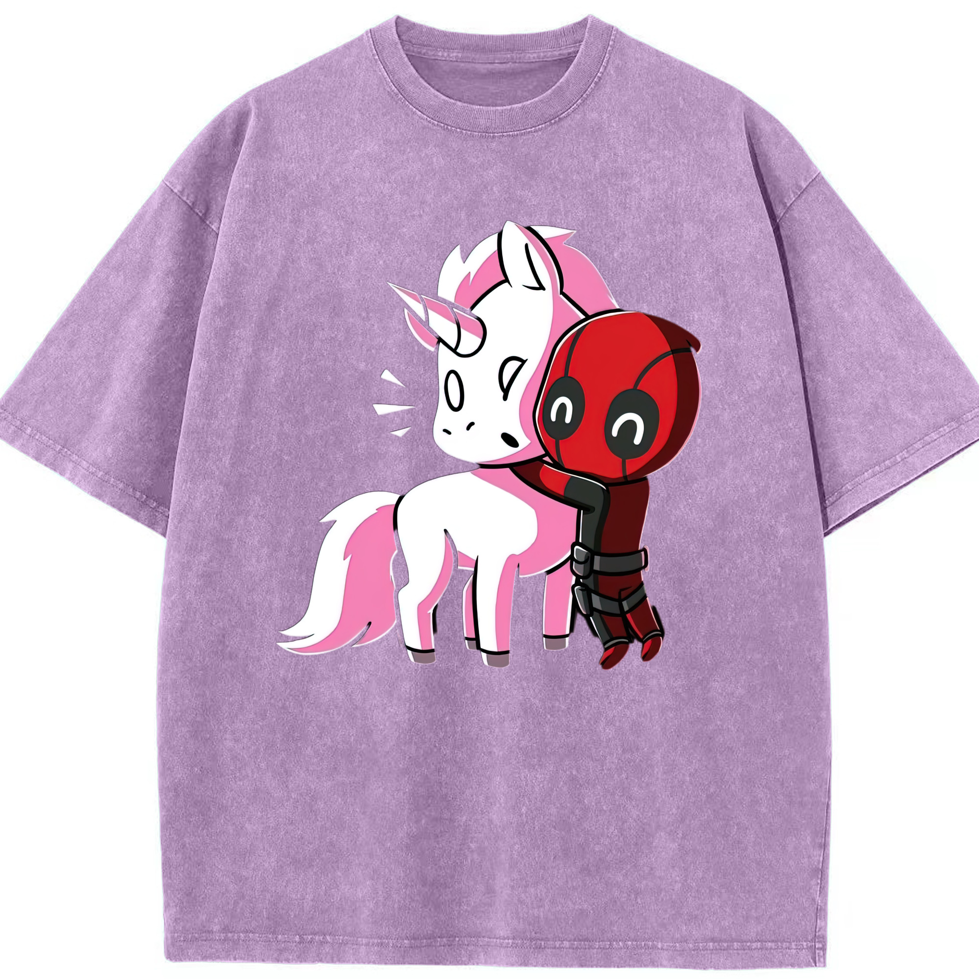 （画像用） Deadpool デッドプール 綿100% ヴィンテージ風 半袖Tシャツ（フロントプリント）