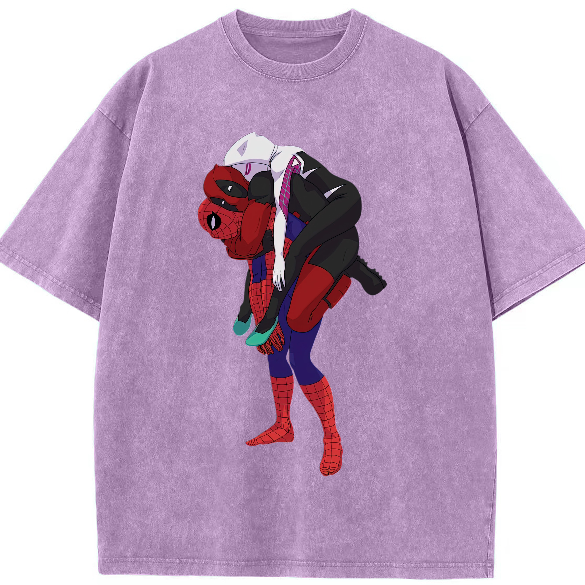 （画像用） Deadpool デッドプール 綿100% ヴィンテージ風 半袖Tシャツ（フロントプリント）