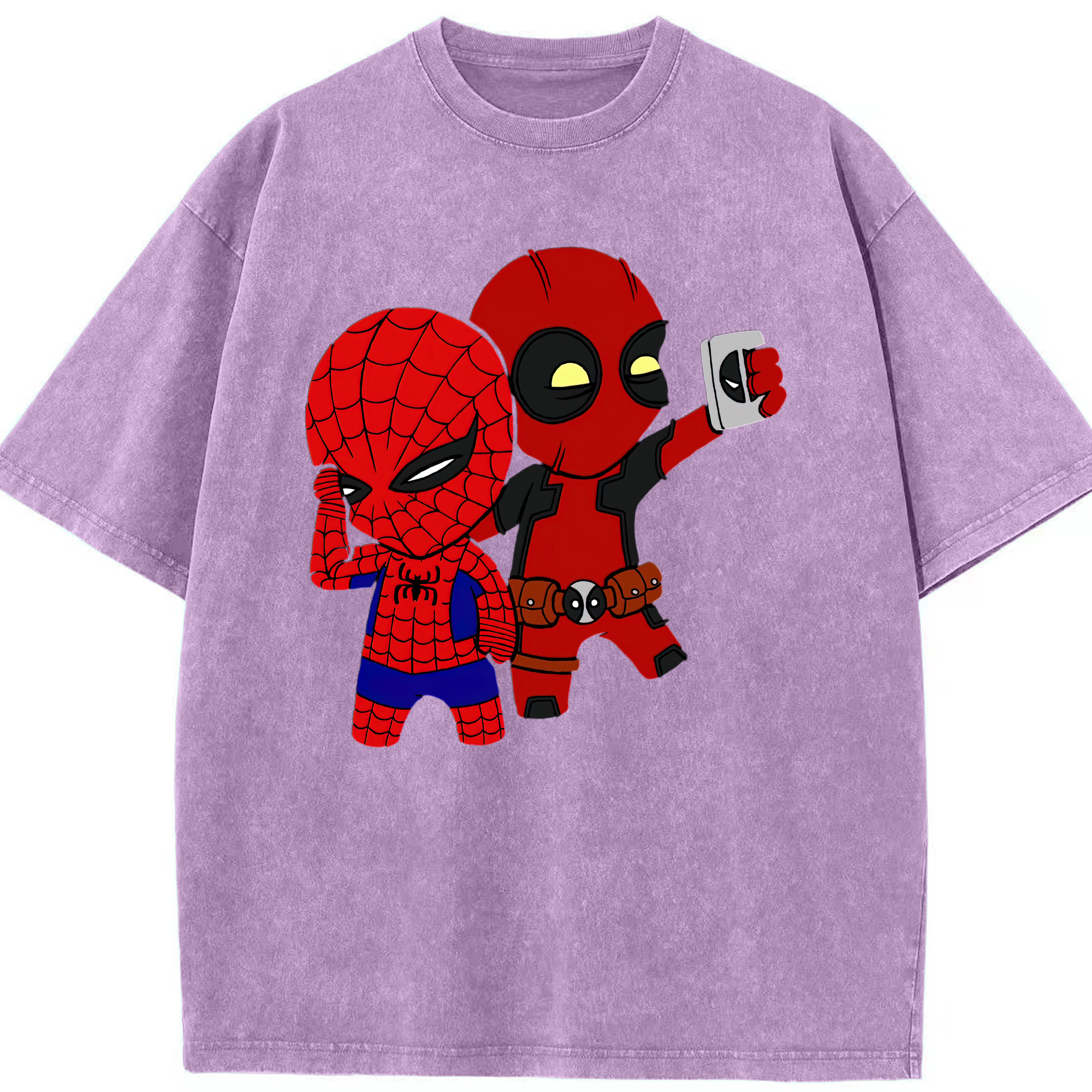 （画像用） Deadpool デッドプール 綿100% ヴィンテージ風 半袖Tシャツ（フロントプリント）