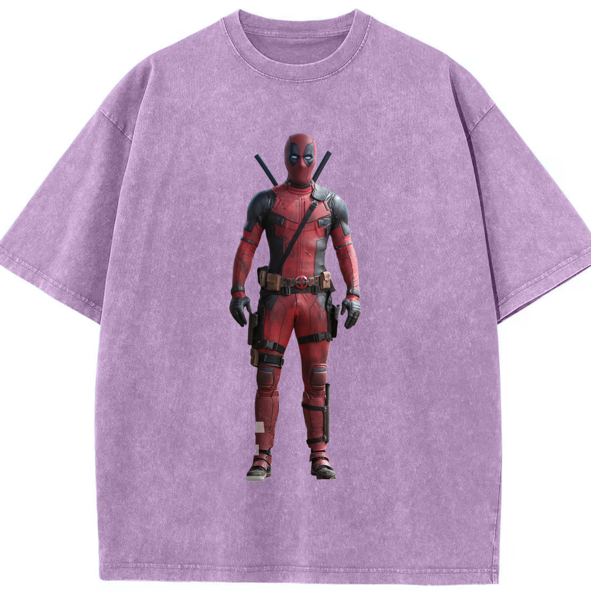 （画像用） Deadpool デッドプール 綿100% ヴィンテージ風 半袖Tシャツ（フロントプリント）