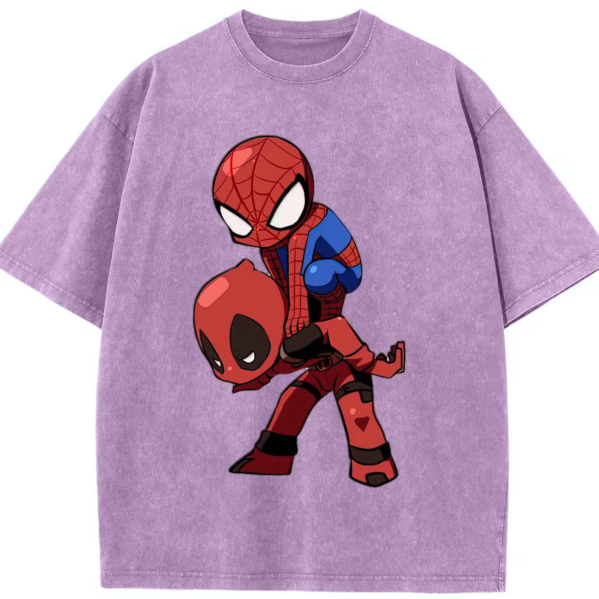 （画像用） Deadpool デッドプール 綿100% ヴィンテージ風 半袖Tシャツ（フロントプリント）