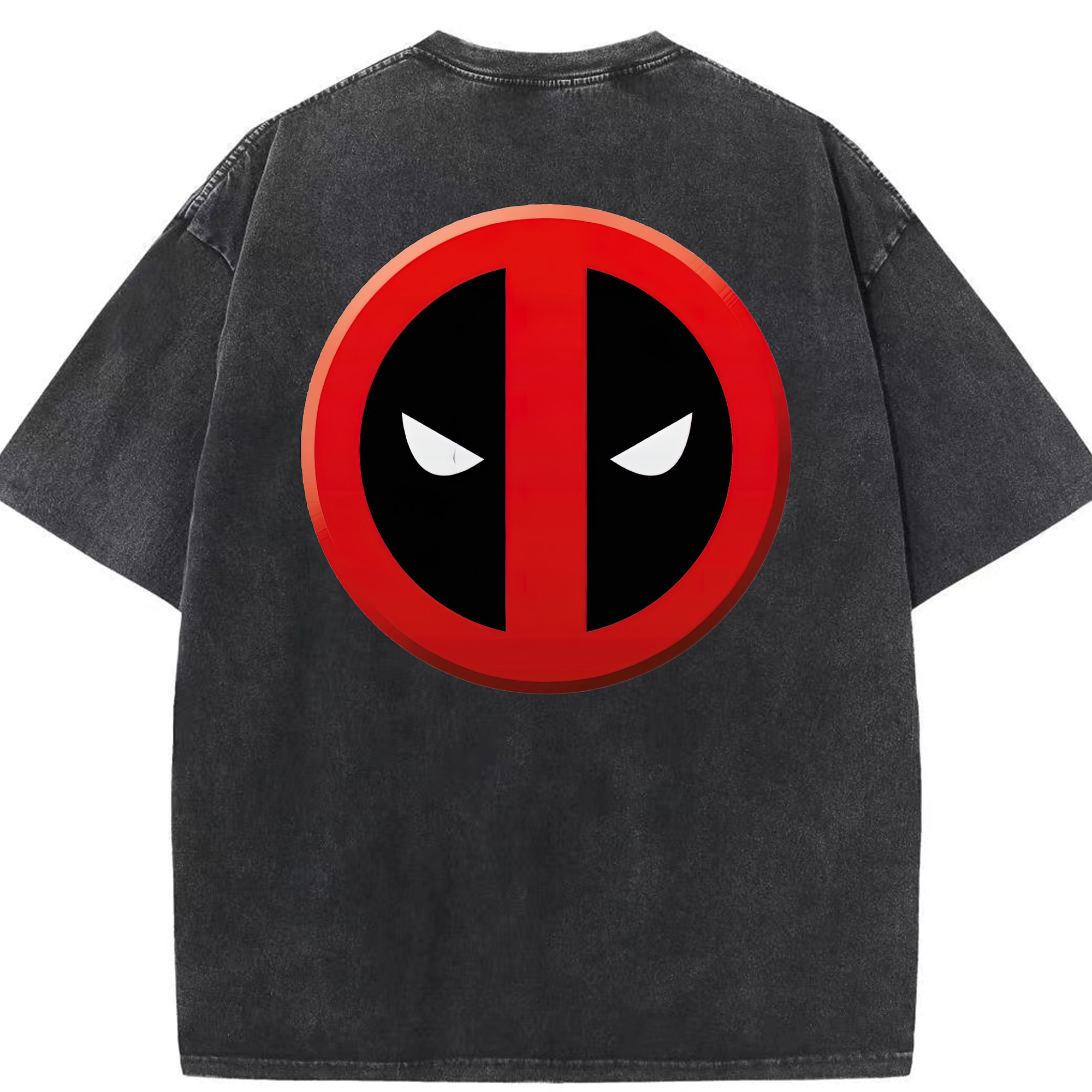 （画像用） Deadpool デッドプール 綿100% ヴィンテージ風 半袖Tシャツ（背面プリント）
