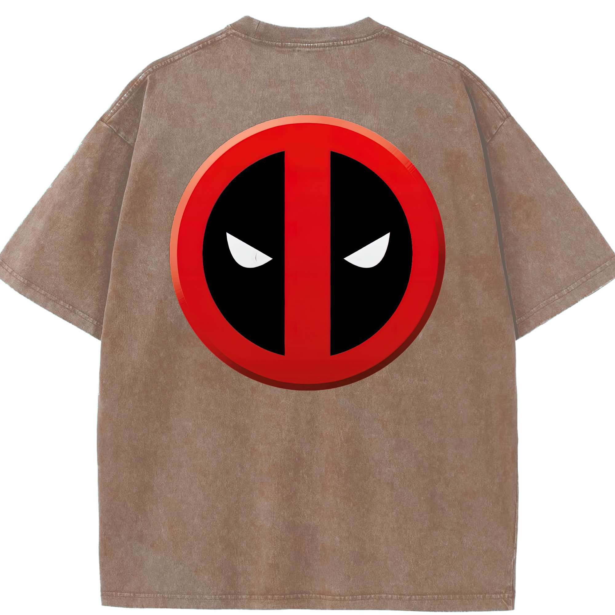 （画像用） Deadpool デッドプール 綿100% ヴィンテージ風 半袖Tシャツ（背面プリント）