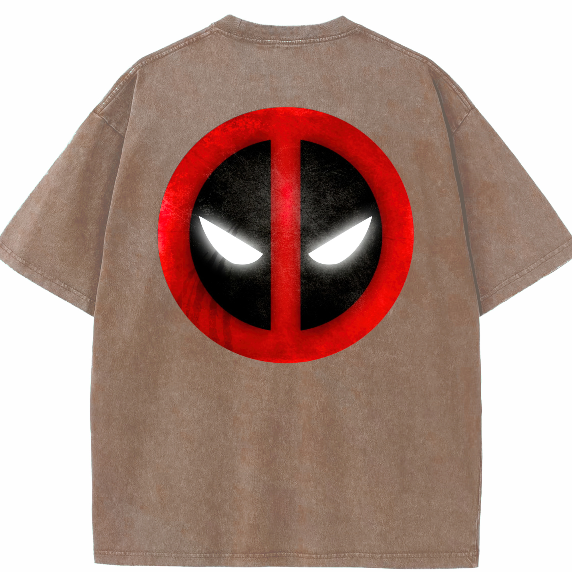 （画像用） Deadpool デッドプール 綿100% ヴィンテージ風 半袖Tシャツ（背面プリント）