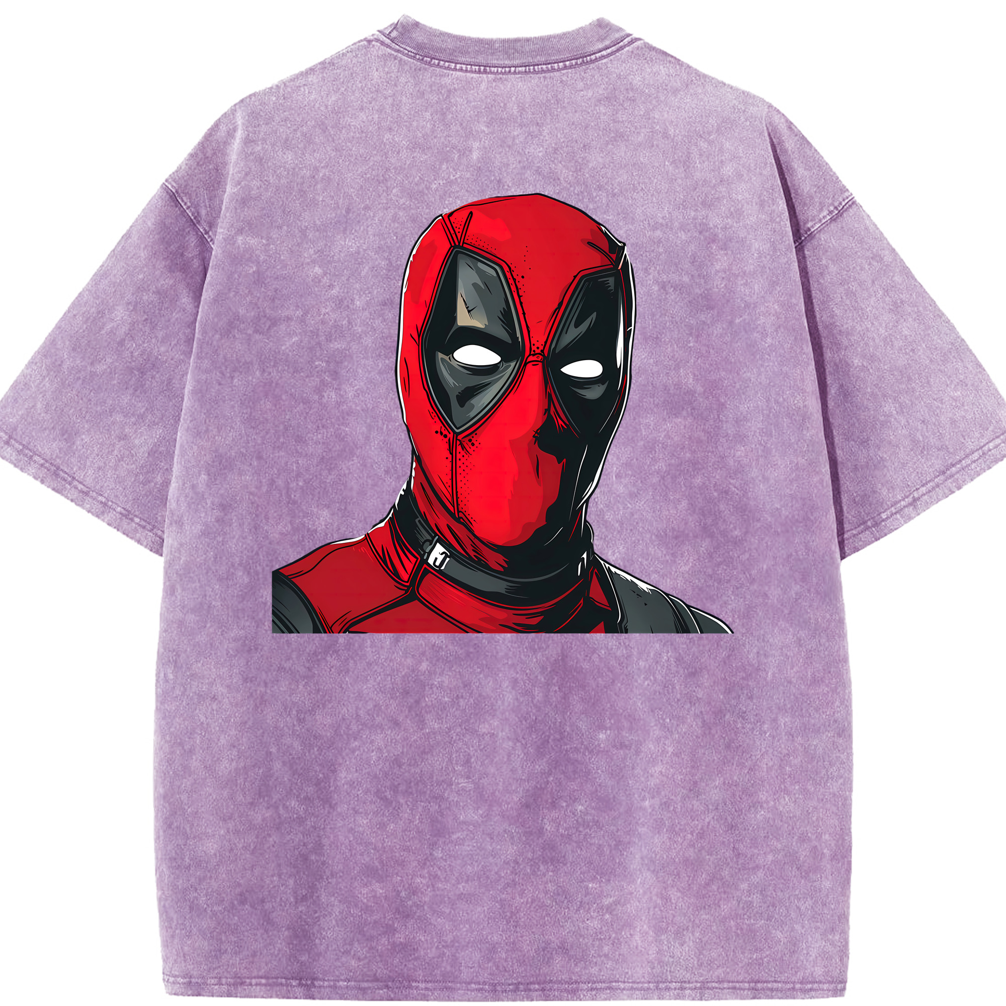（画像用） Deadpool デッドプール 綿100% ヴィンテージ風 半袖Tシャツ（背面プリント）