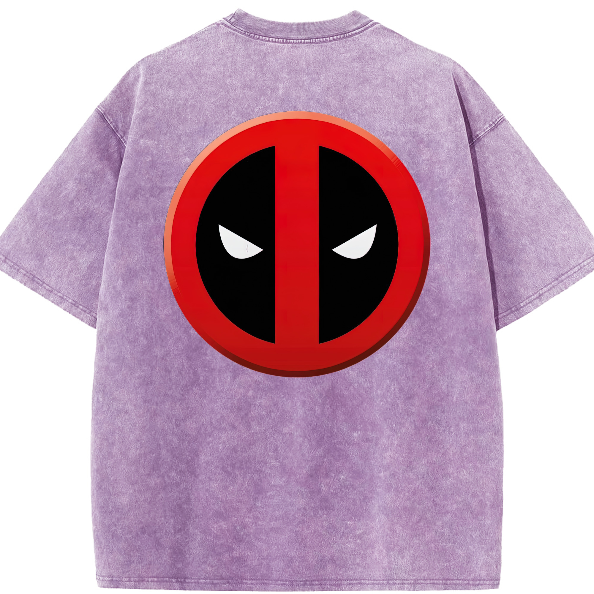（画像用） Deadpool デッドプール 綿100% ヴィンテージ風 半袖Tシャツ（背面プリント）