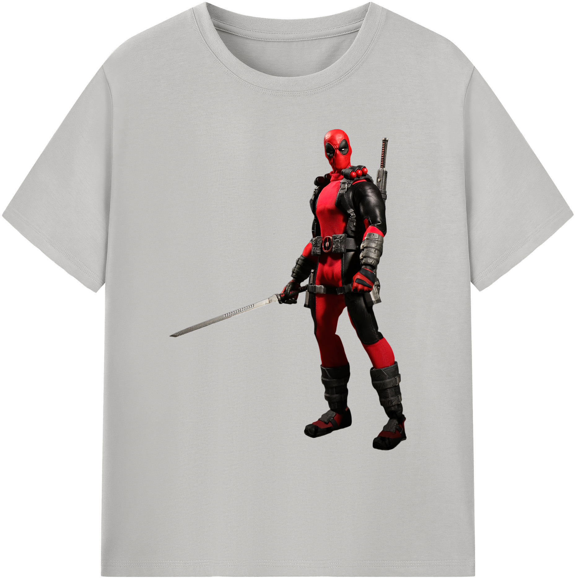 （画像用） Deadpool デッドプール 綿100％ メンズ半袖Tシャツ｜肌触りやわらか＆通気性