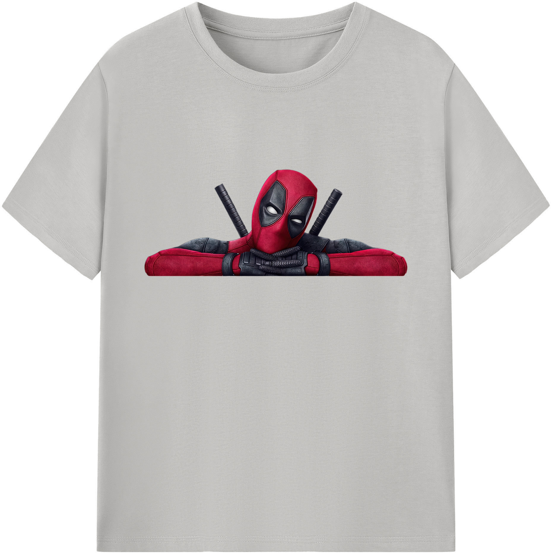 （画像用） Deadpool デッドプール 綿100％ メンズ半袖Tシャツ｜肌触りやわらか＆通気性