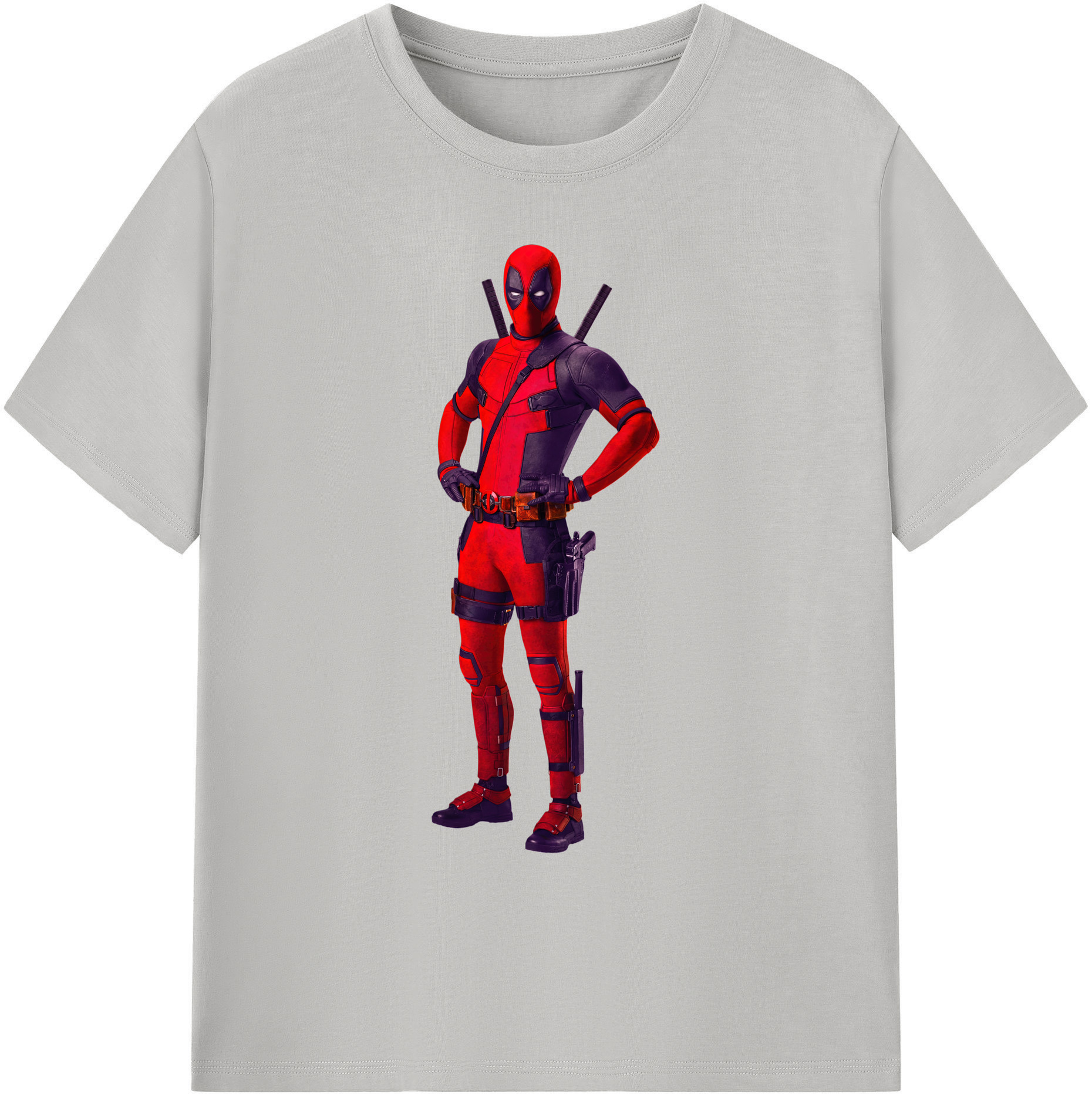 （画像用） Deadpool デッドプール 綿100％ メンズ半袖Tシャツ｜肌触りやわらか＆通気性
