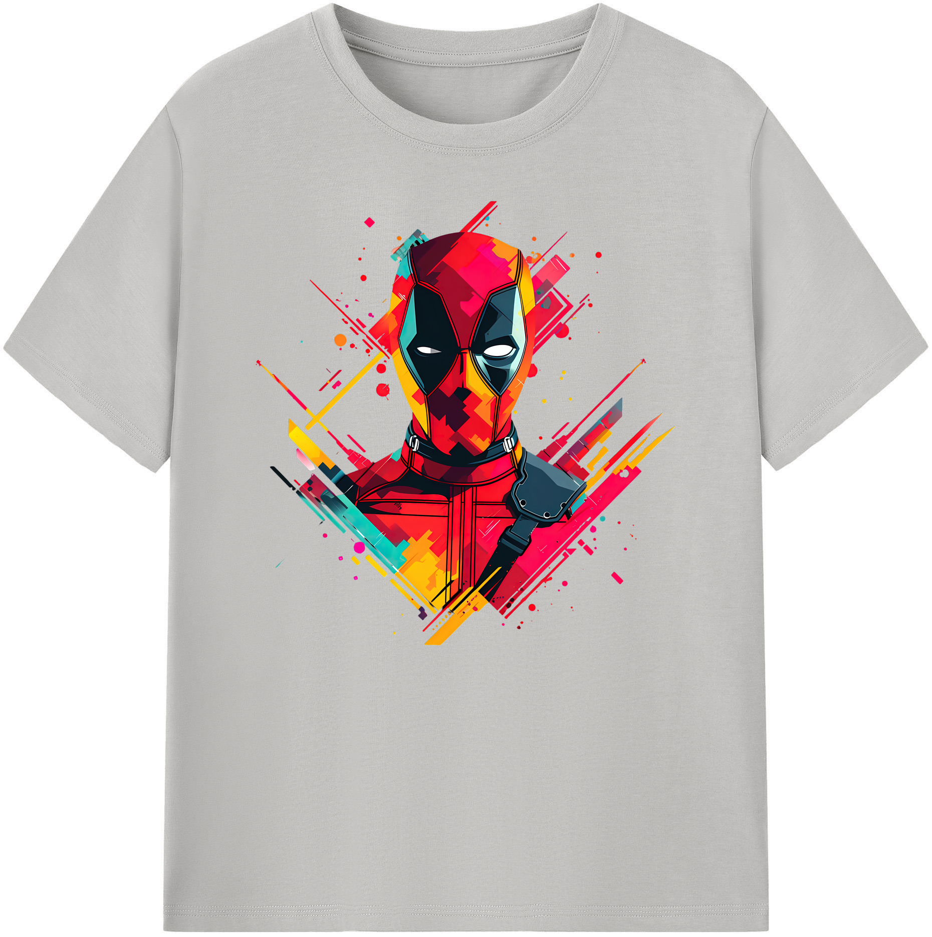 （画像用） Deadpool デッドプール 綿100％ メンズ半袖Tシャツ｜肌触りやわらか＆通気性