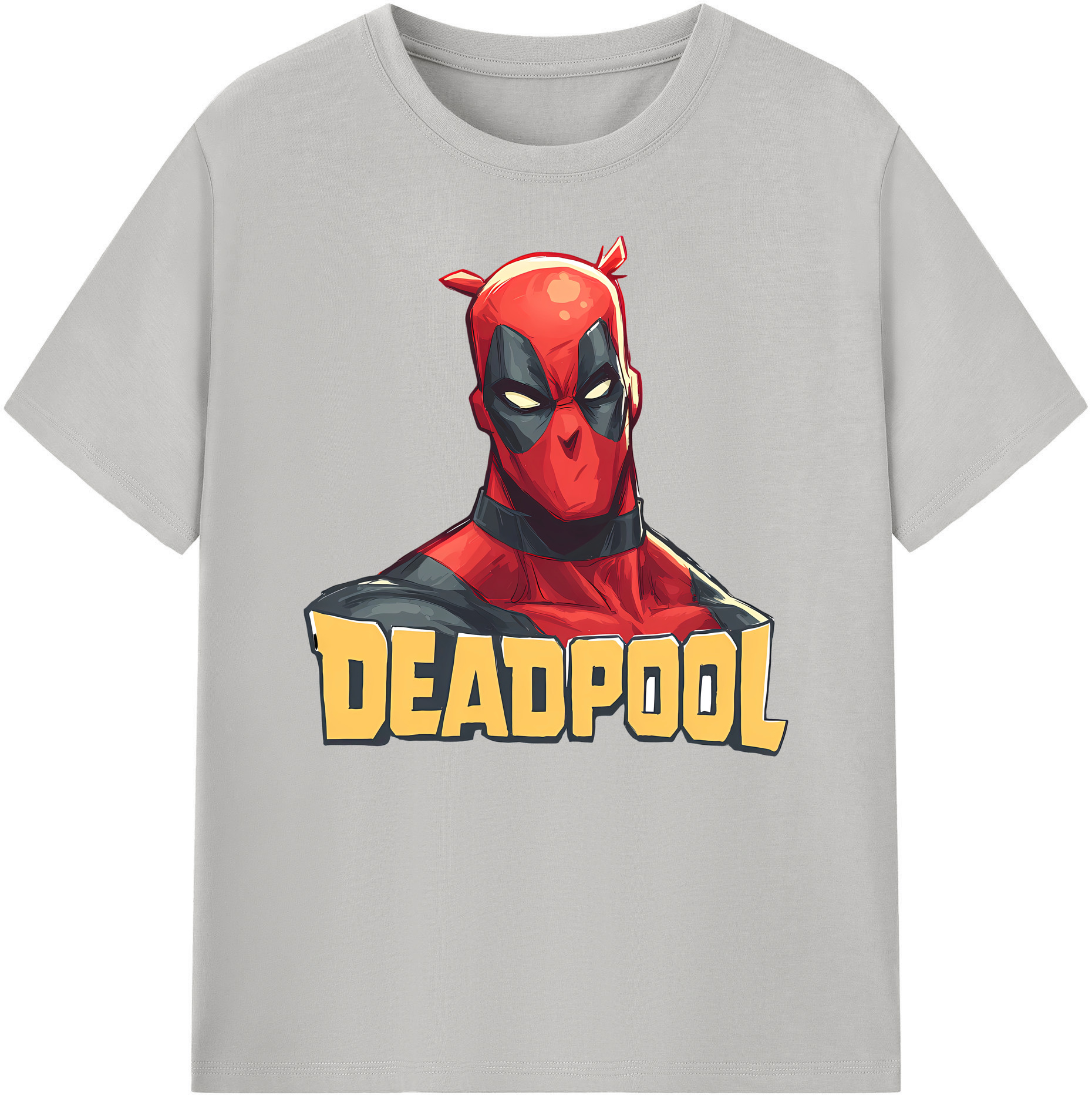 （画像用） Deadpool デッドプール 綿100％ メンズ半袖Tシャツ｜肌触りやわらか＆通気性