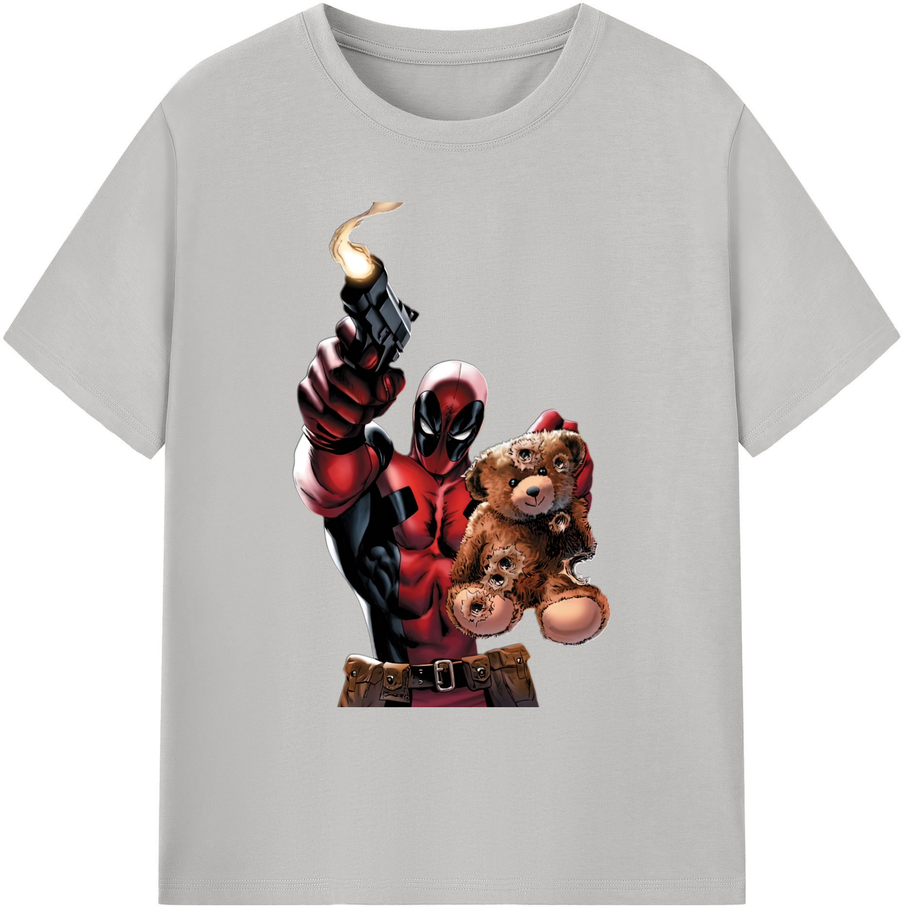 （画像用） Deadpool デッドプール 綿100％ メンズ半袖Tシャツ｜肌触りやわらか＆通気性