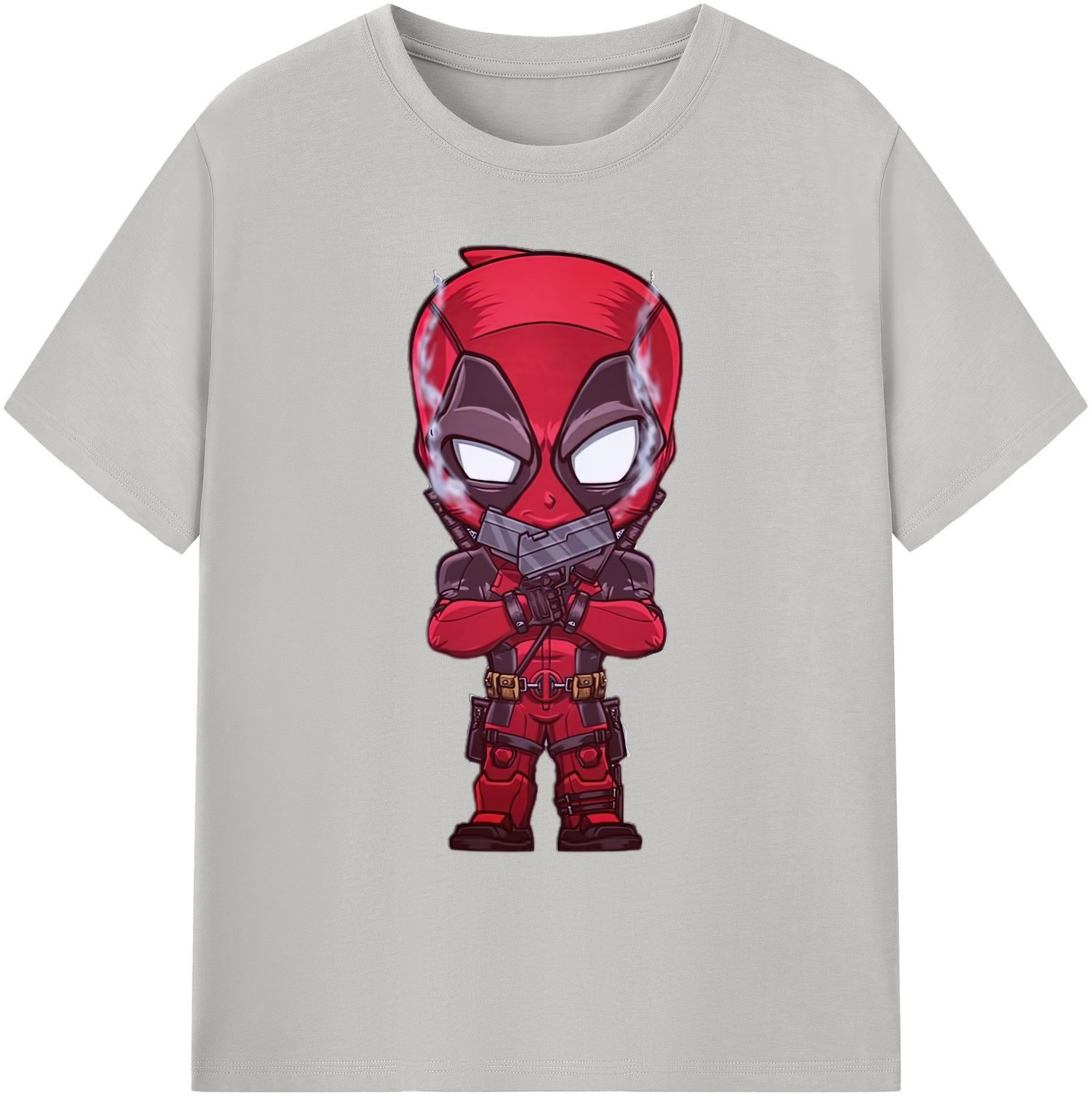 （画像用） Deadpool デッドプール 綿100％ メンズ半袖Tシャツ｜肌触りやわらか＆通気性