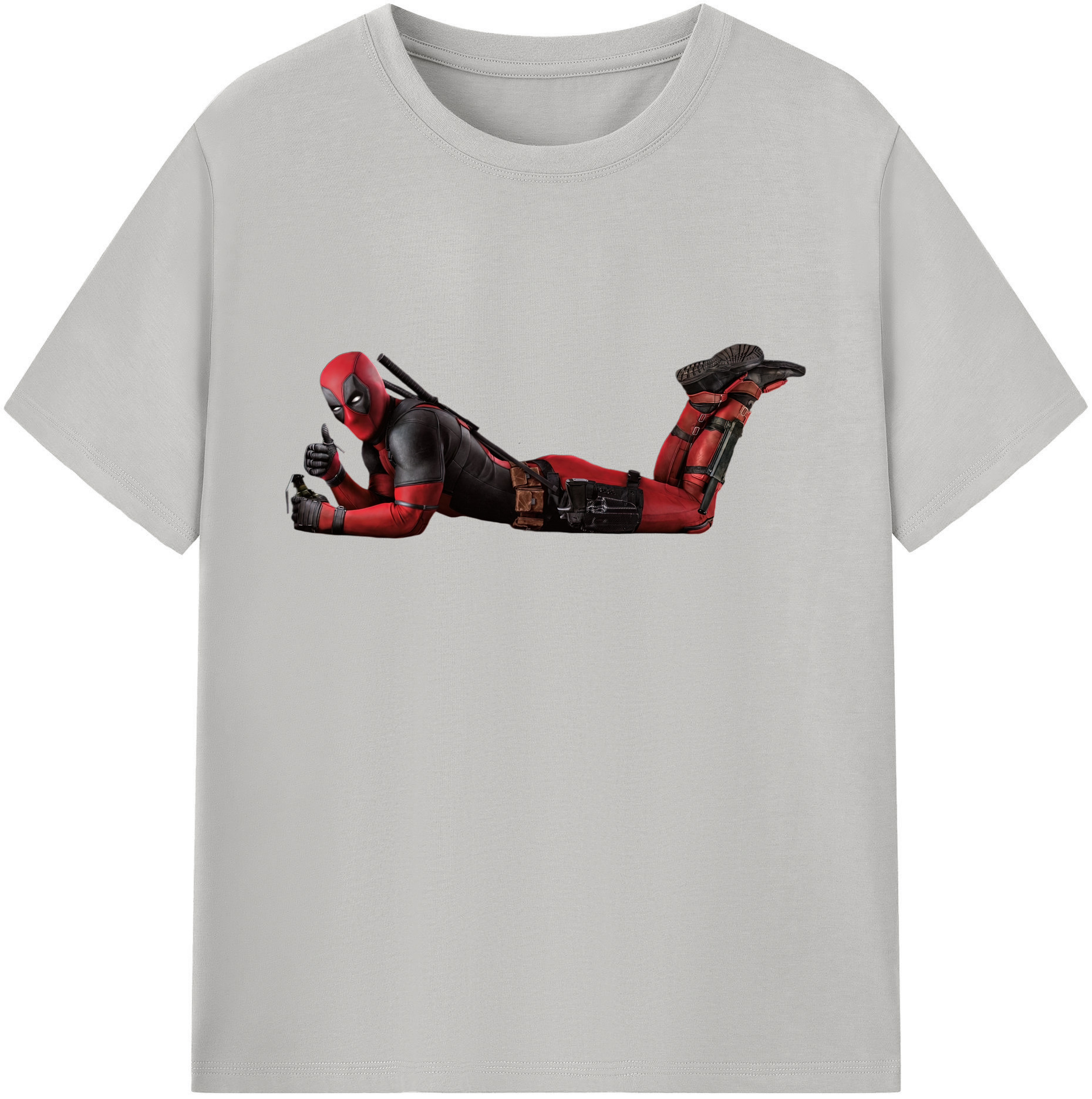 （画像用） Deadpool デッドプール 綿100％ メンズ半袖Tシャツ｜肌触りやわらか＆通気性