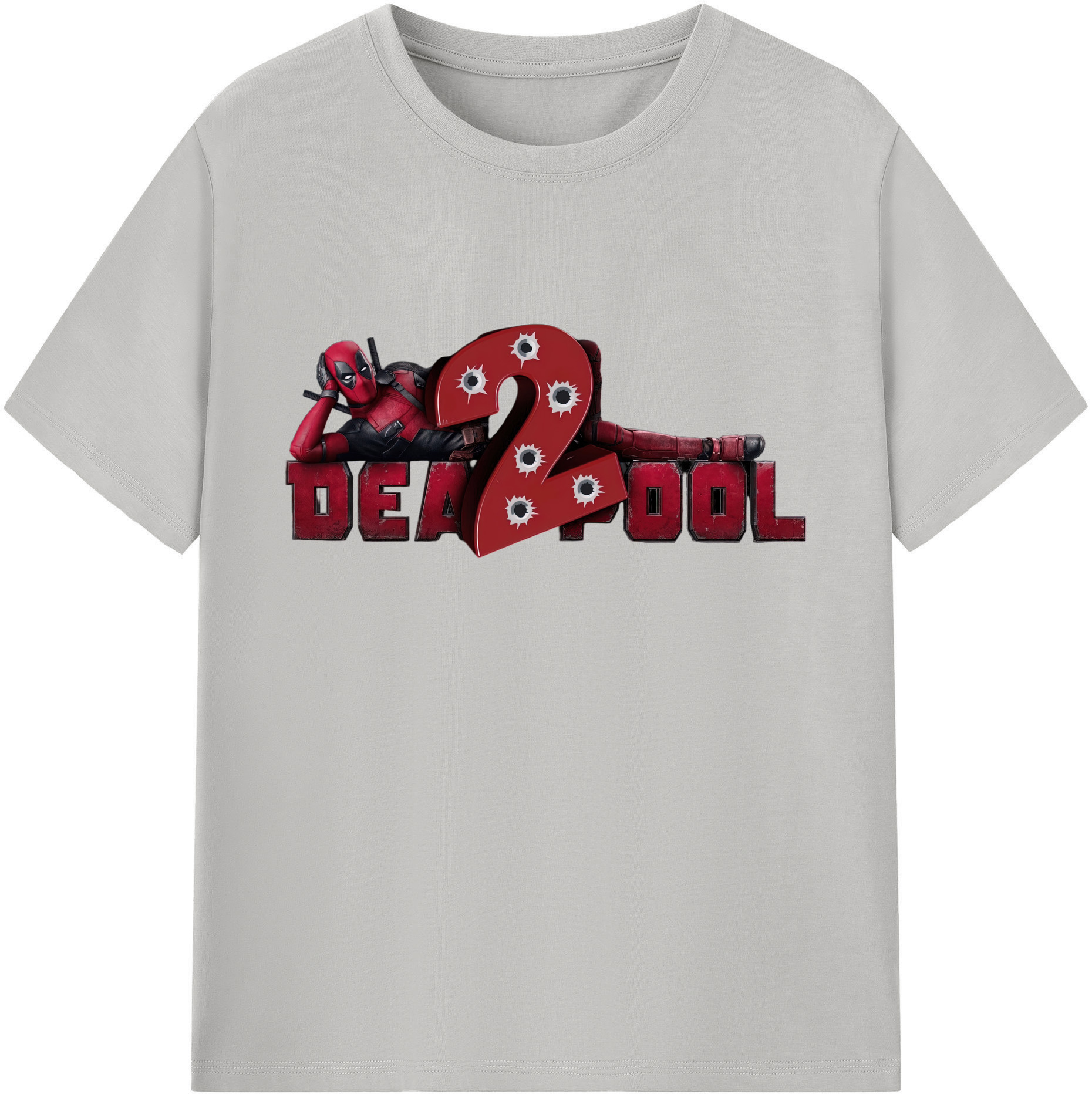 （画像用） Deadpool デッドプール 綿100％ メンズ半袖Tシャツ｜肌触りやわらか＆通気性