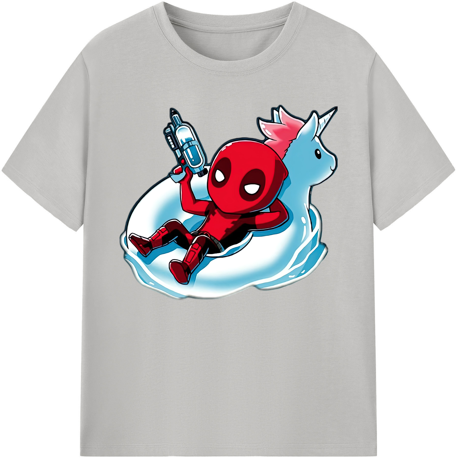 （画像用） Deadpool デッドプール 綿100％ メンズ半袖Tシャツ｜肌触りやわらか＆通気性