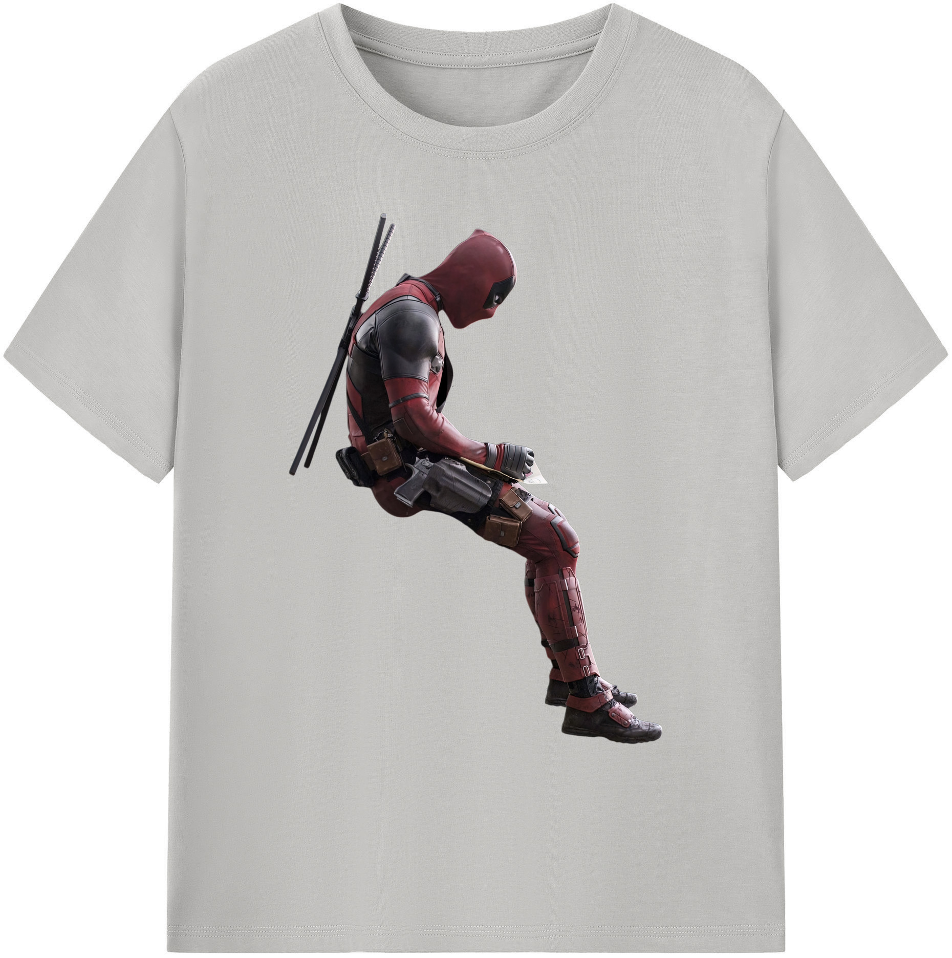 （画像用） Deadpool デッドプール 綿100％ メンズ半袖Tシャツ｜肌触りやわらか＆通気性