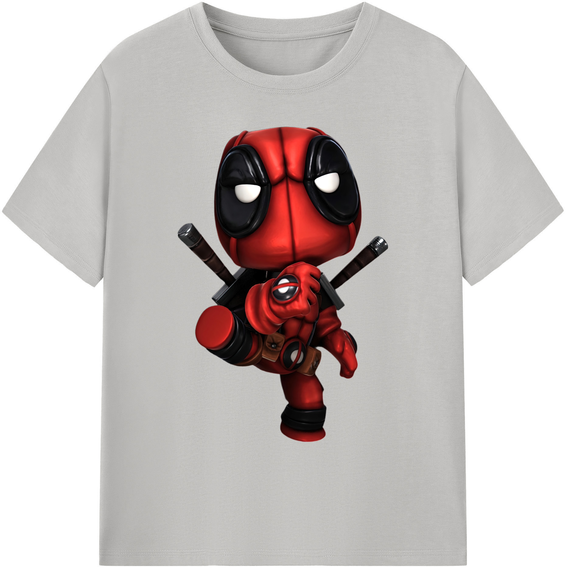 （画像用） Deadpool デッドプール 綿100％ メンズ半袖Tシャツ｜肌触りやわらか＆通気性