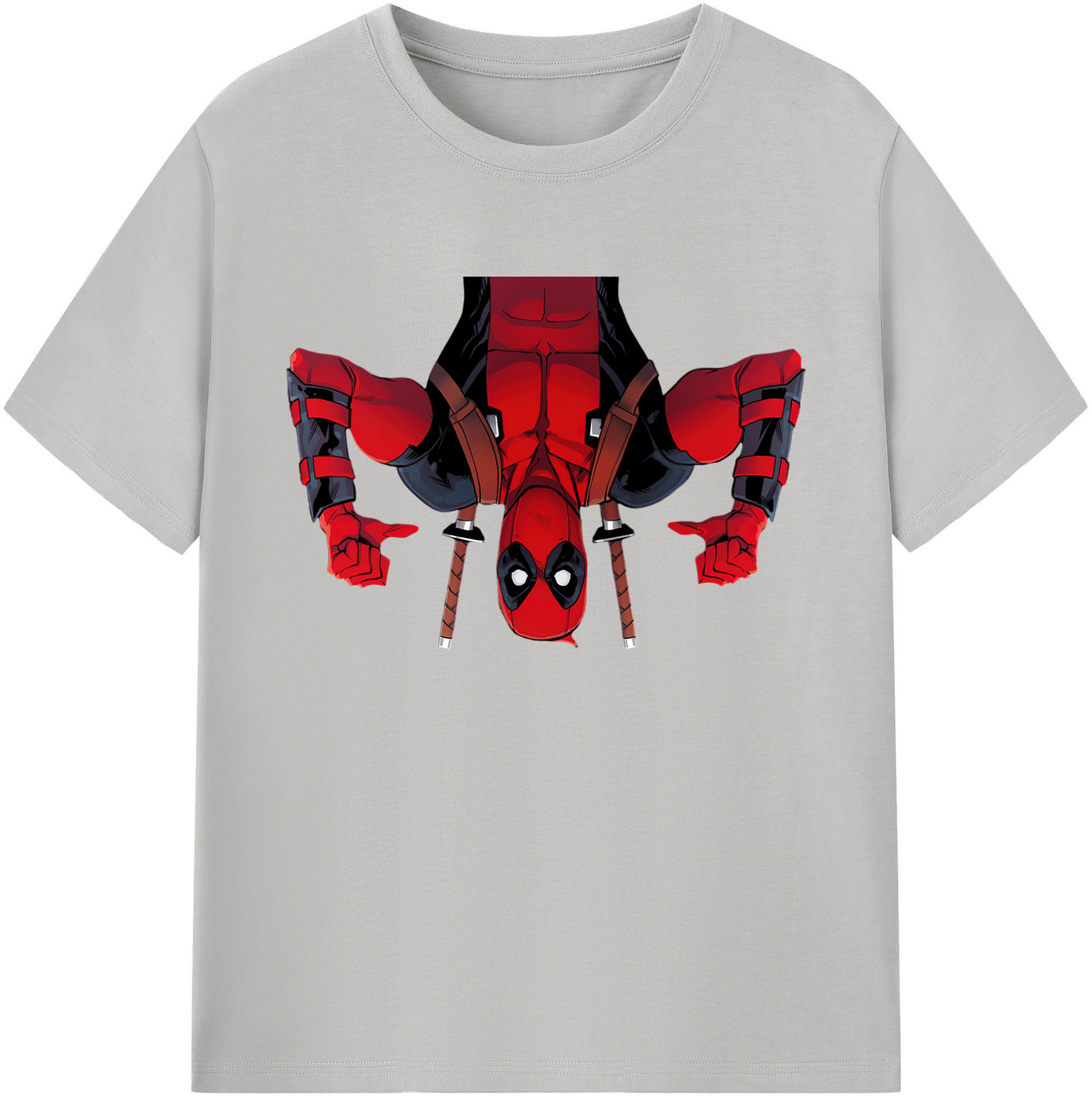 （画像用） Deadpool デッドプール 綿100％ メンズ半袖Tシャツ｜肌触りやわらか＆通気性