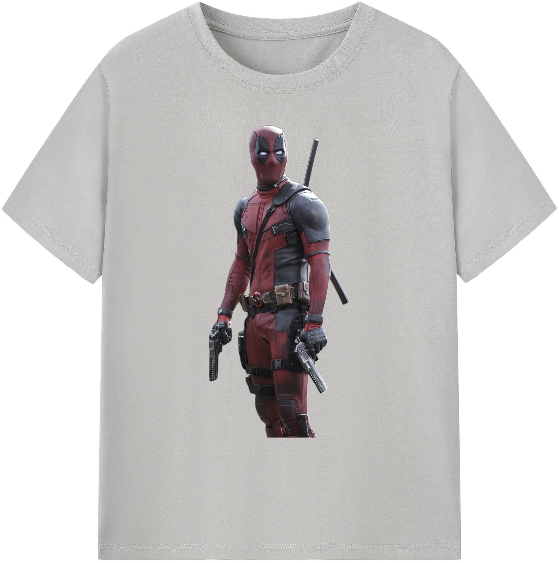 （画像用） Deadpool デッドプール 綿100％ メンズ半袖Tシャツ｜肌触りやわらか＆通気性