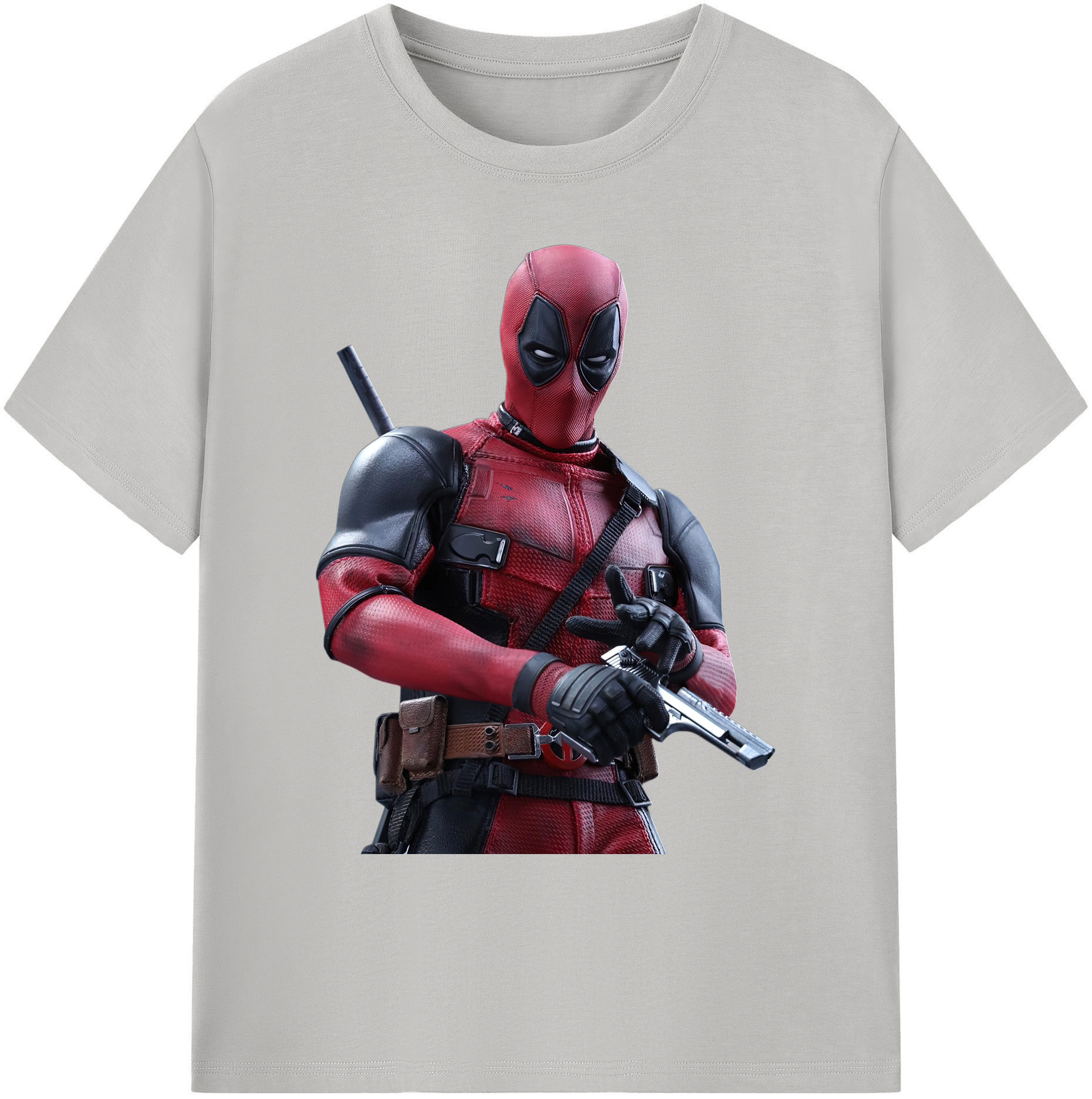 （画像用） Deadpool デッドプール 綿100％ メンズ半袖Tシャツ｜肌触りやわらか＆通気性