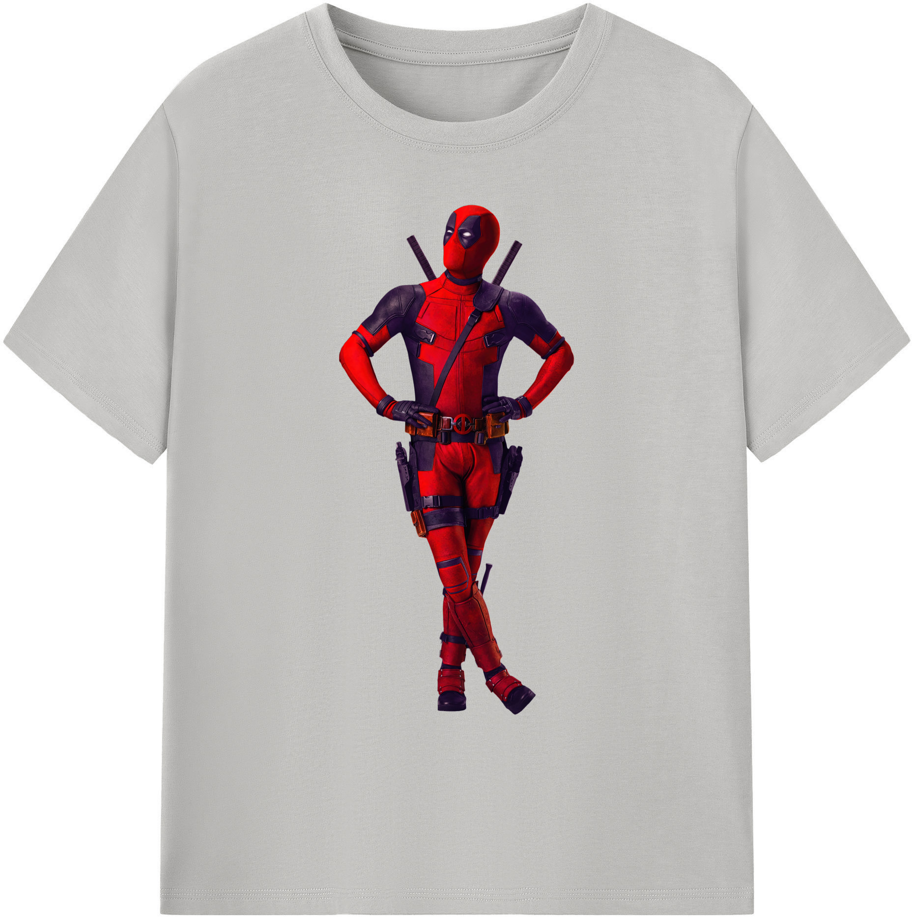 （画像用） Deadpool デッドプール 綿100％ メンズ半袖Tシャツ｜肌触りやわらか＆通気性