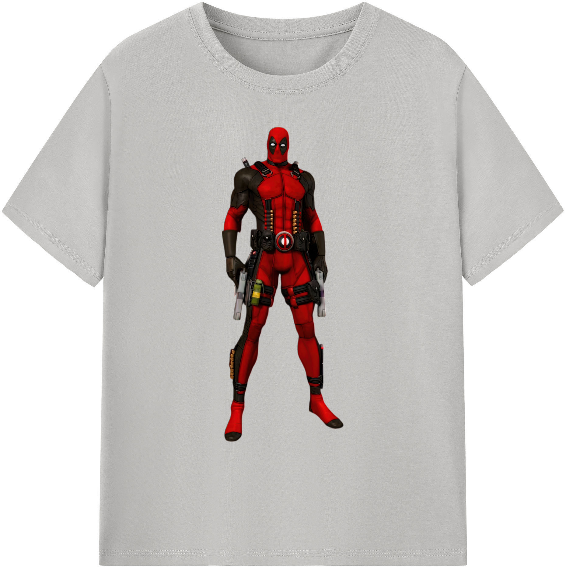（画像用） Deadpool デッドプール 綿100％ メンズ半袖Tシャツ｜肌触りやわらか＆通気性