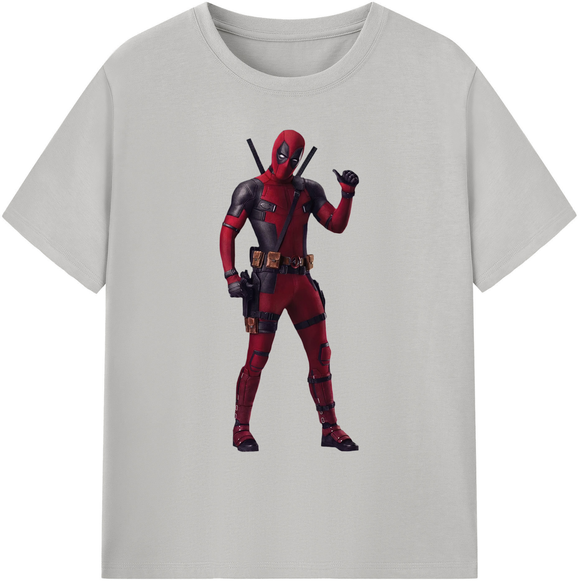（画像用） Deadpool デッドプール 綿100％ メンズ半袖Tシャツ｜肌触りやわらか＆通気性