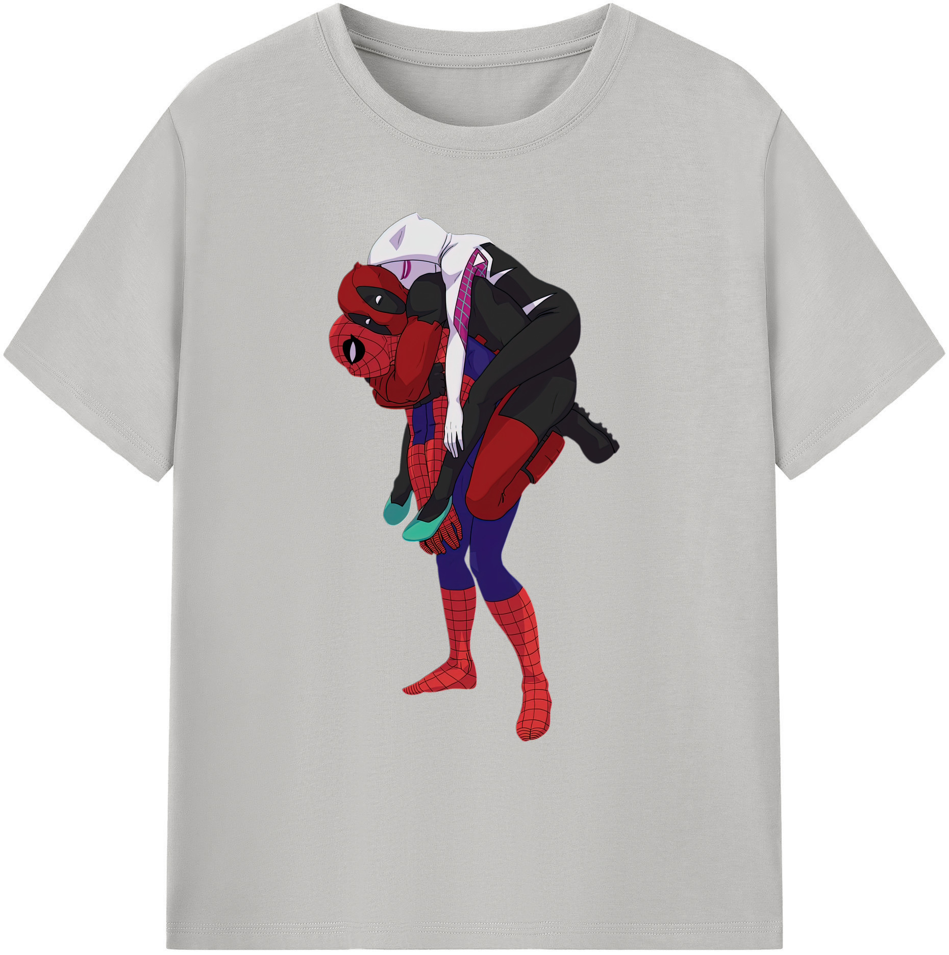 （画像用） Deadpool デッドプール 綿100％ メンズ半袖Tシャツ｜肌触りやわらか＆通気性